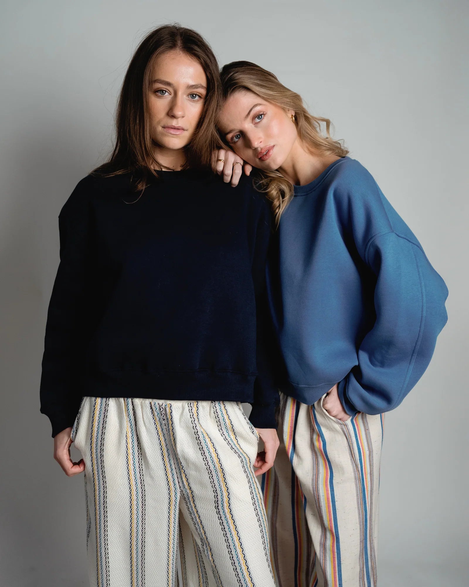 Easy Sweatshirt "Paulina" jeans blue