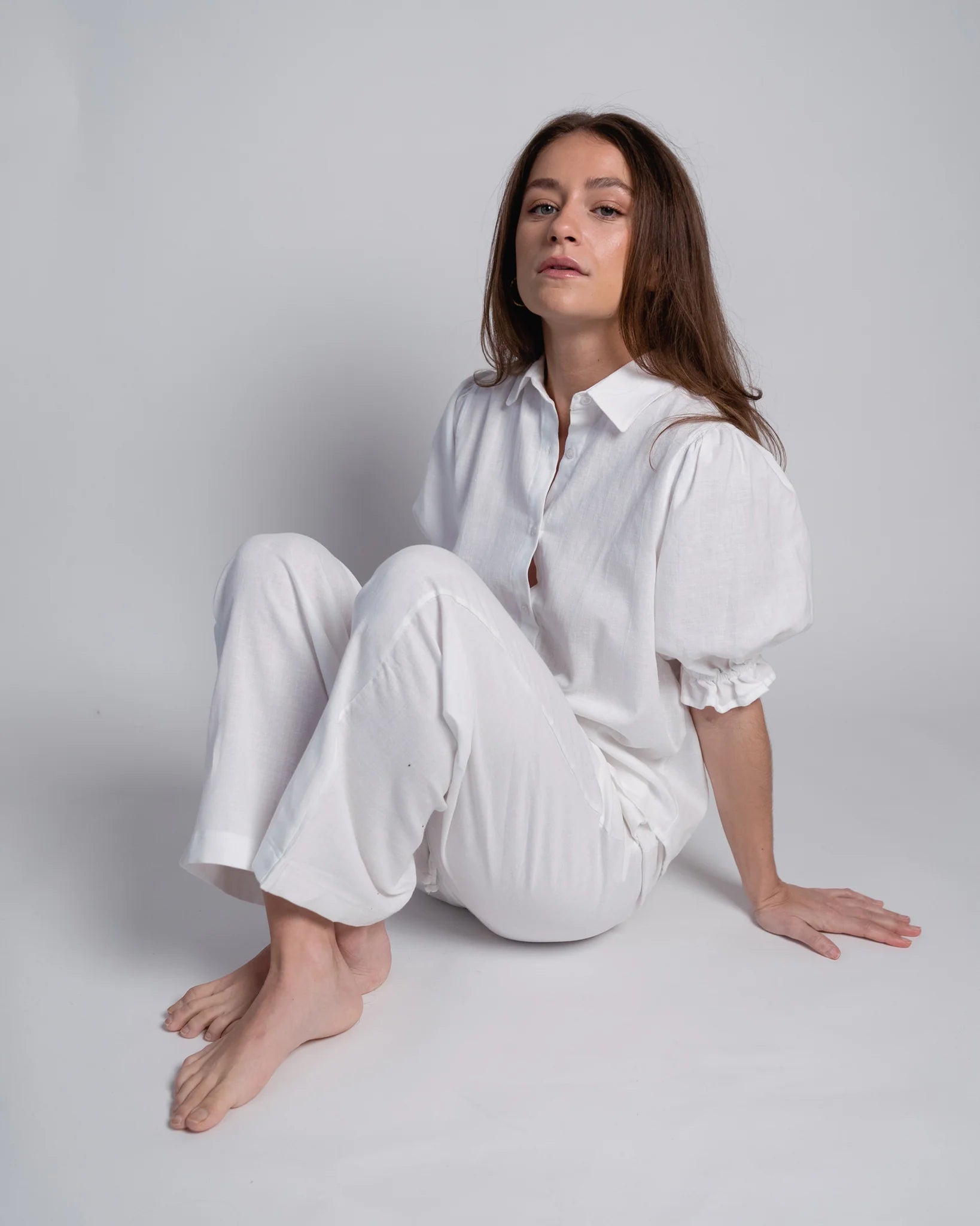 Puff Sleeve Blouse "Sophie" white