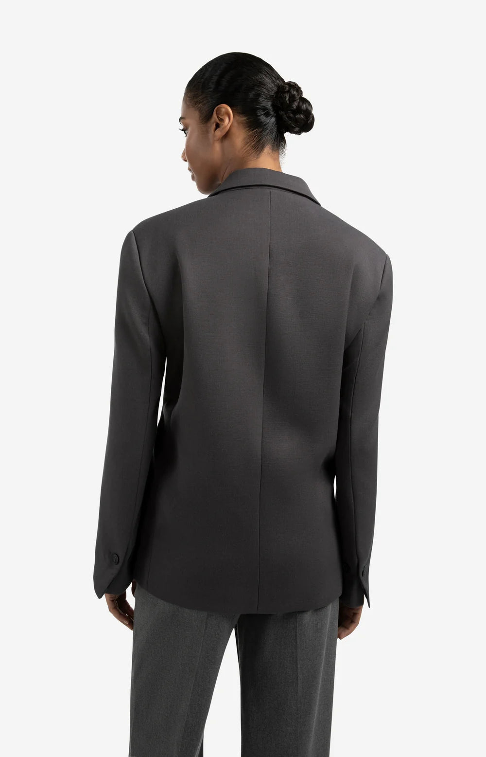 Oversize-Blazer mit Zierband