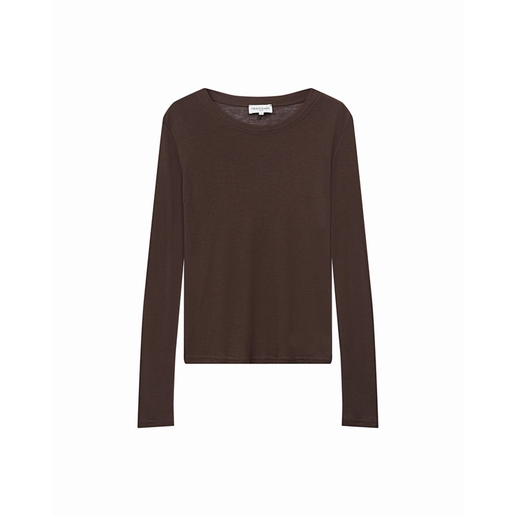 Shirt "Toni"-chocolat