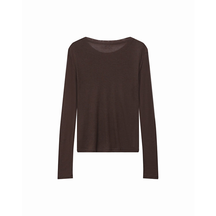 Shirt "Toni"-chocolat