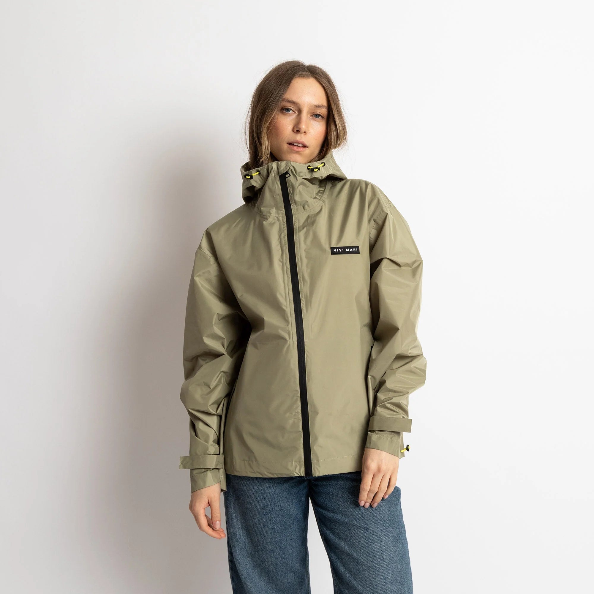 Regenjacke "Solid Pale Olive"