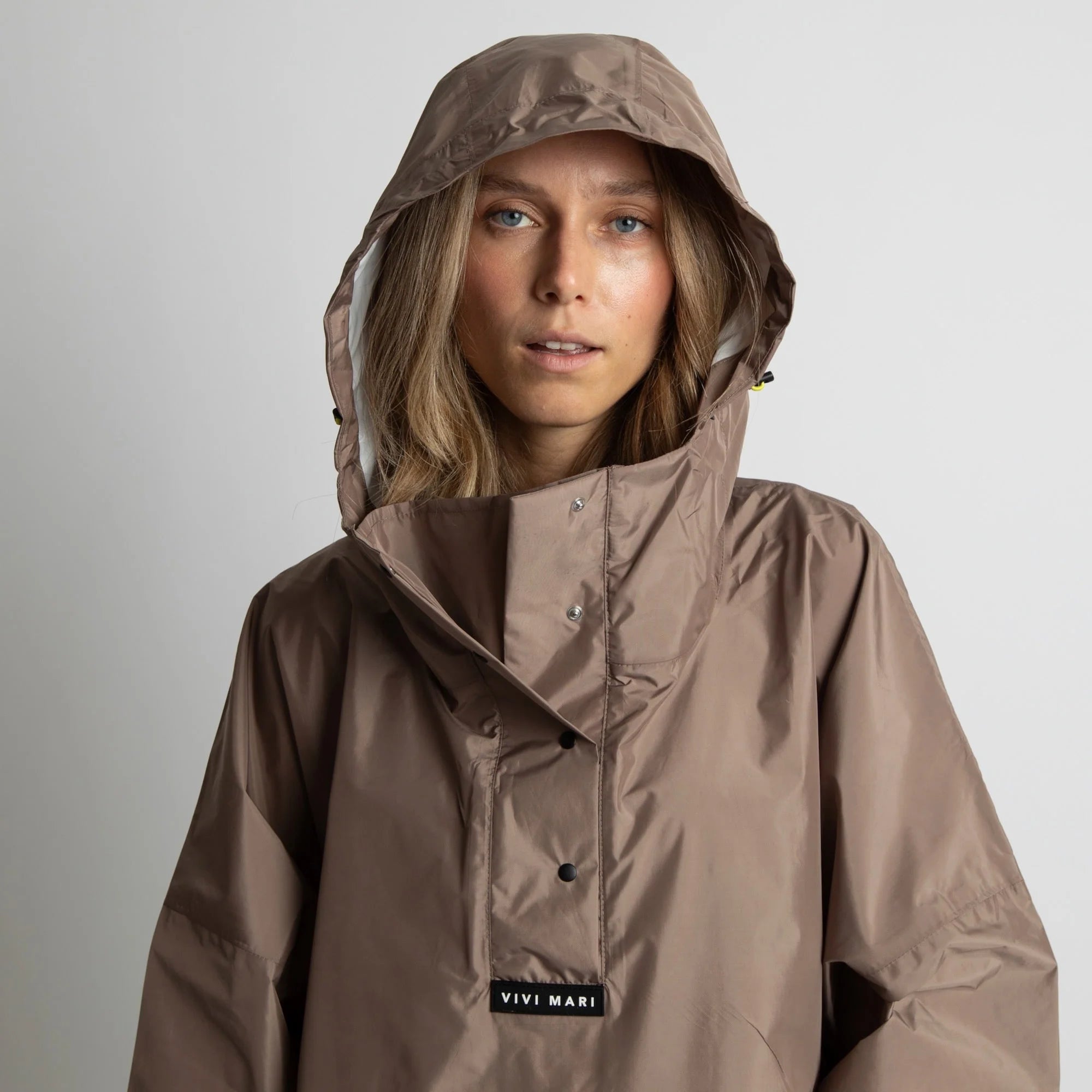 Raincoat „Solid dark mushroom"
