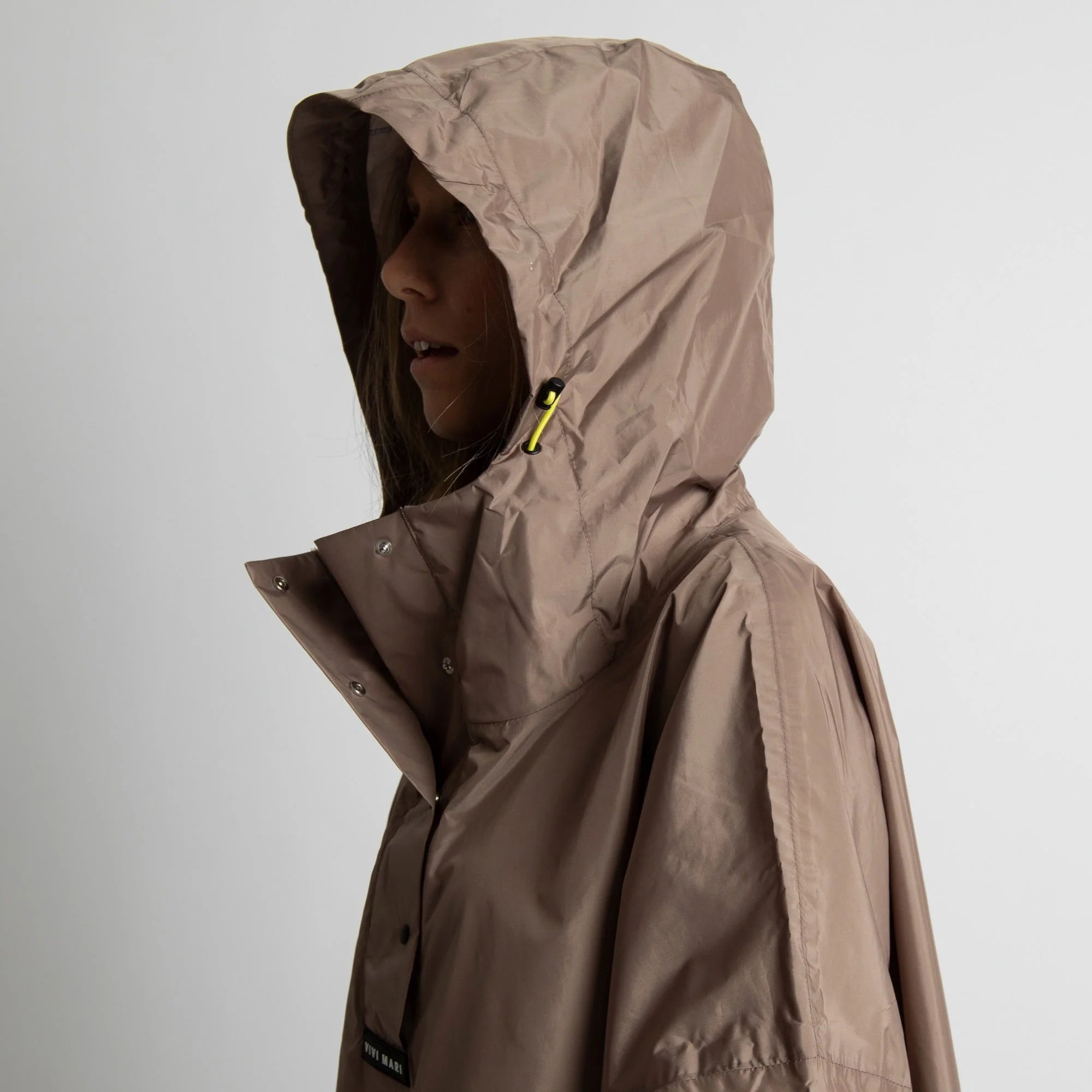 Raincoat „Solid dark mushroom"