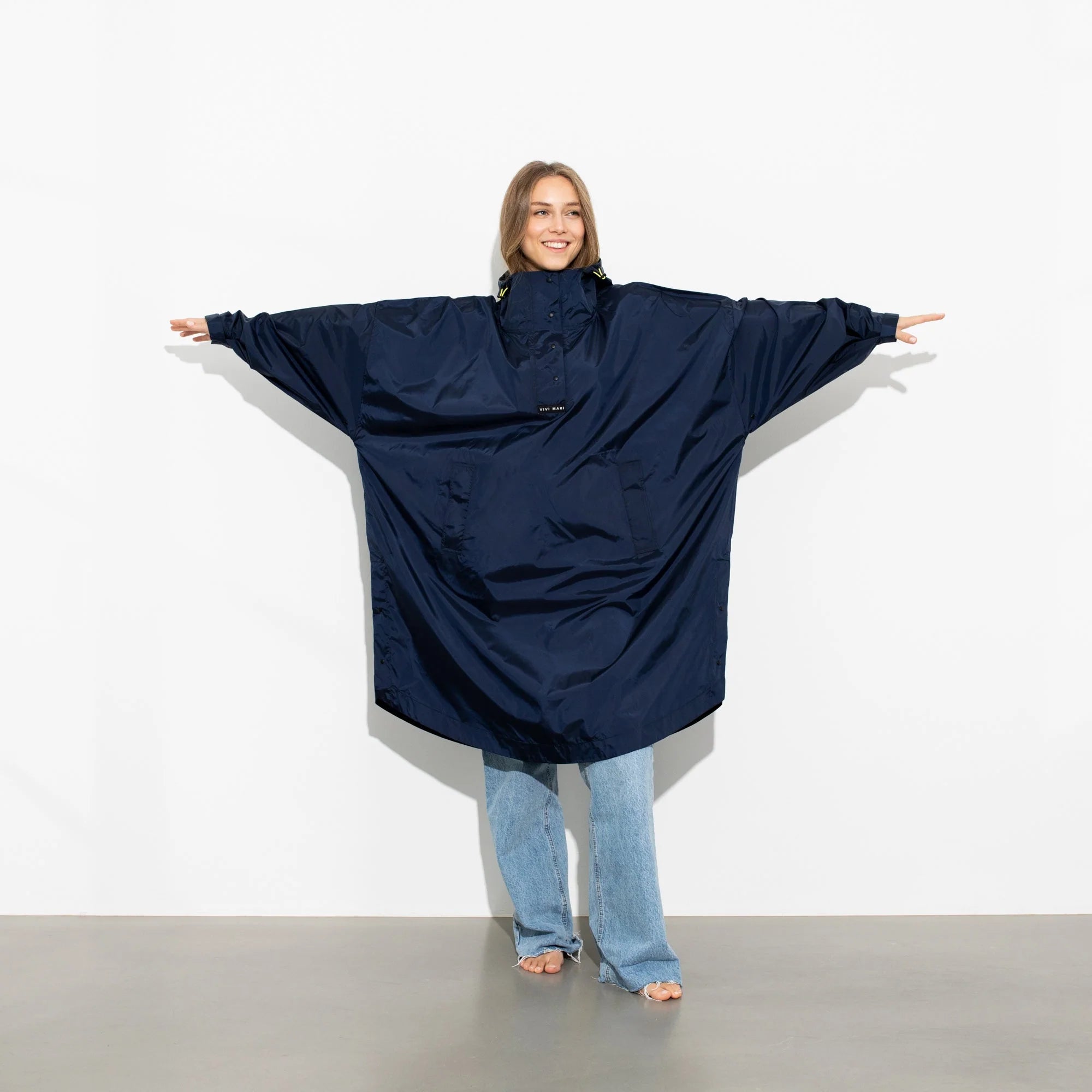 Raincoat „Solid Navy"