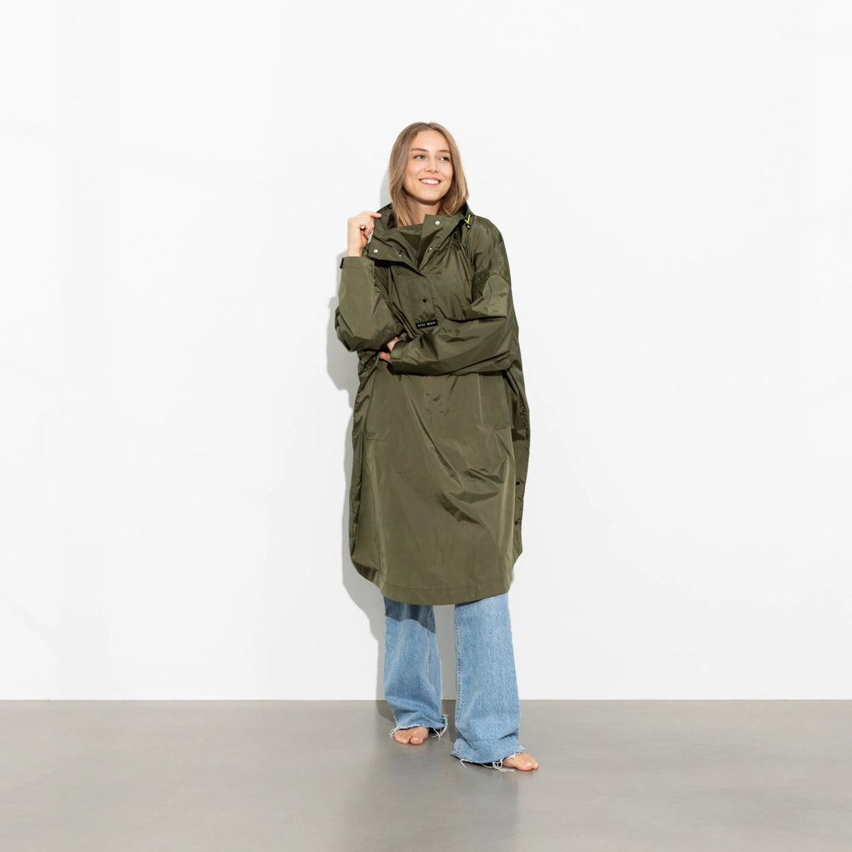 Raincoat „Solid solid olive"
