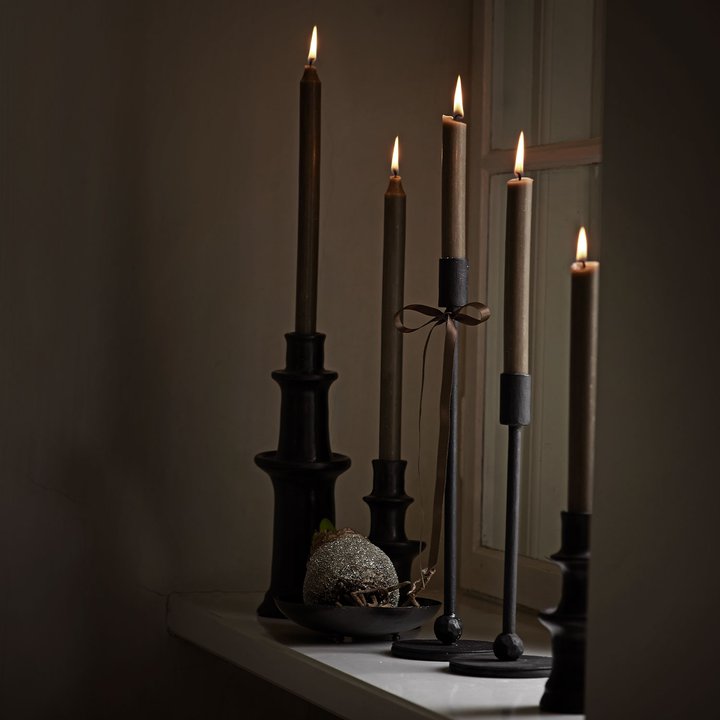 Kerzen- 8er-Box-hazel