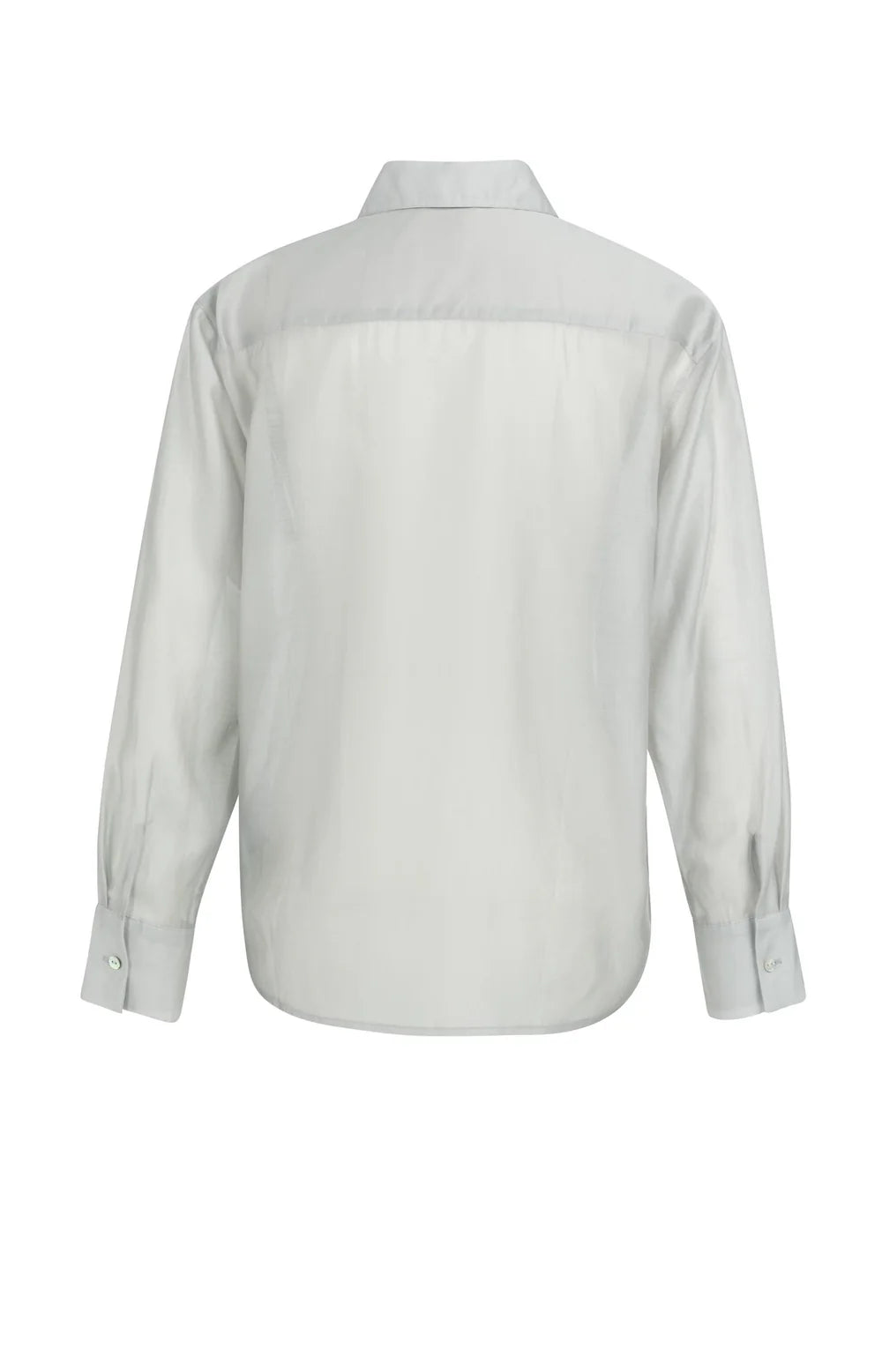 Durchsichtige Bluse mit Brusttaschen
