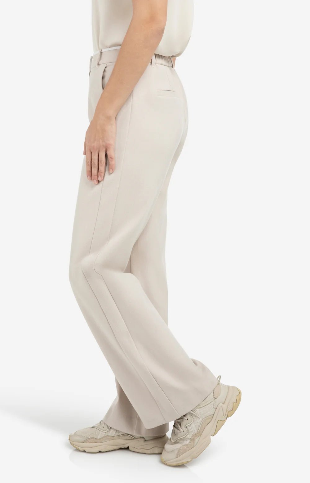 Weiche gewebte Hose mit weitem Bein - Dein Lieblingsladen Concept