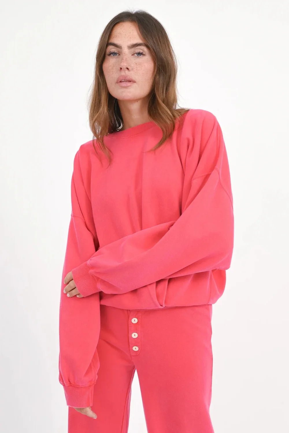 Sweatshirt "Belly" geranium - Dein Lieblingsladen Concept