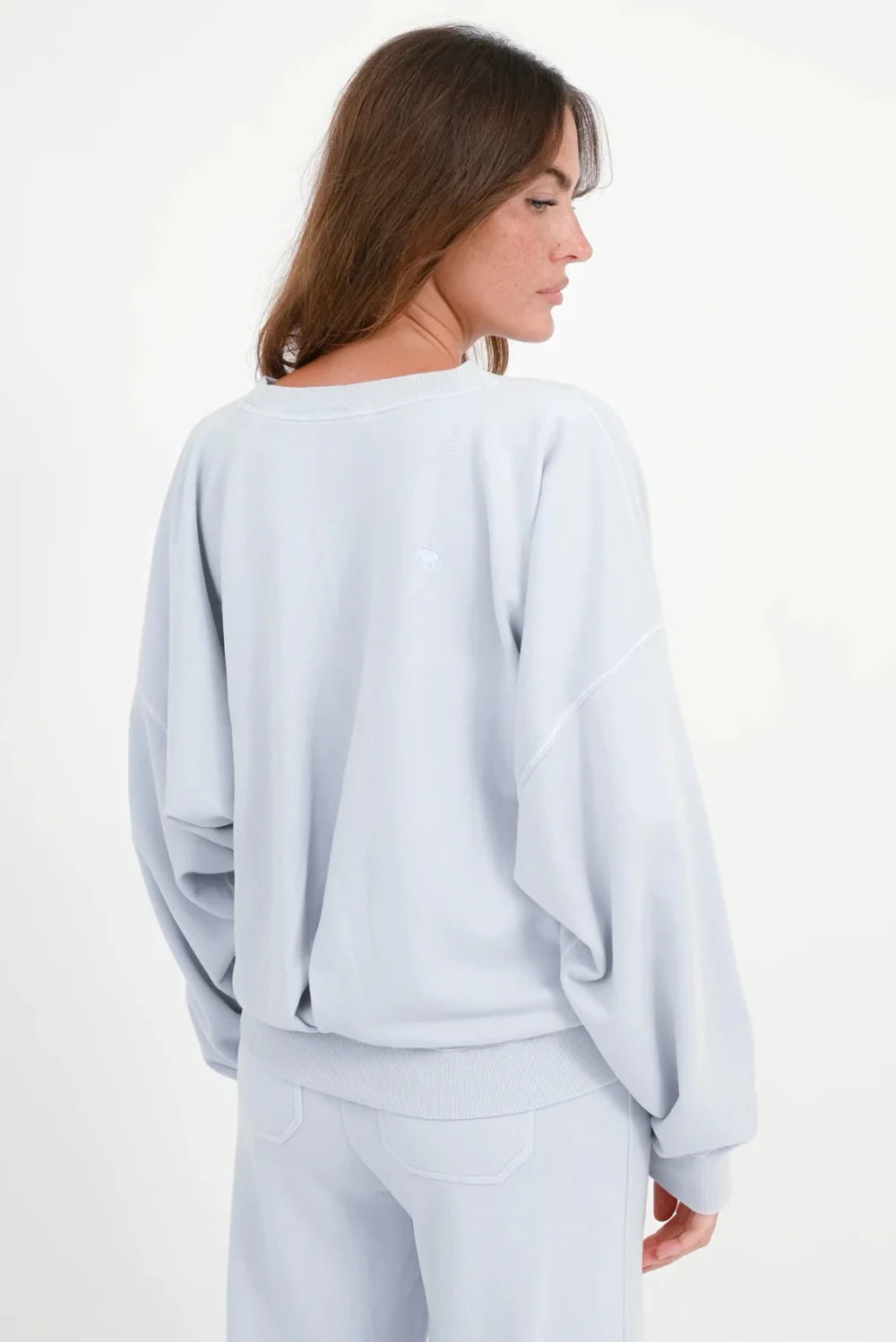 Sweatshirt "Belly" blue ice