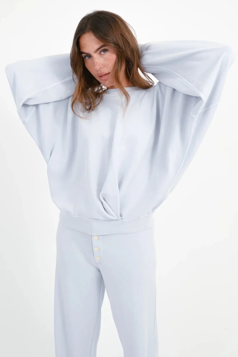 Sweatshirt "Belly" blue ice - Dein Lieblingsladen Concept