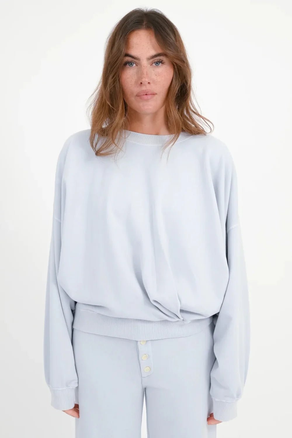 Sweatshirt "Belly" blue ice - Dein Lieblingsladen Concept