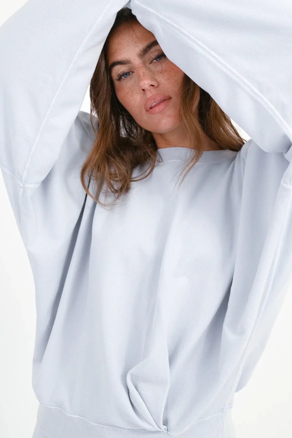 Sweatshirt "Belly" blue ice - Dein Lieblingsladen Concept