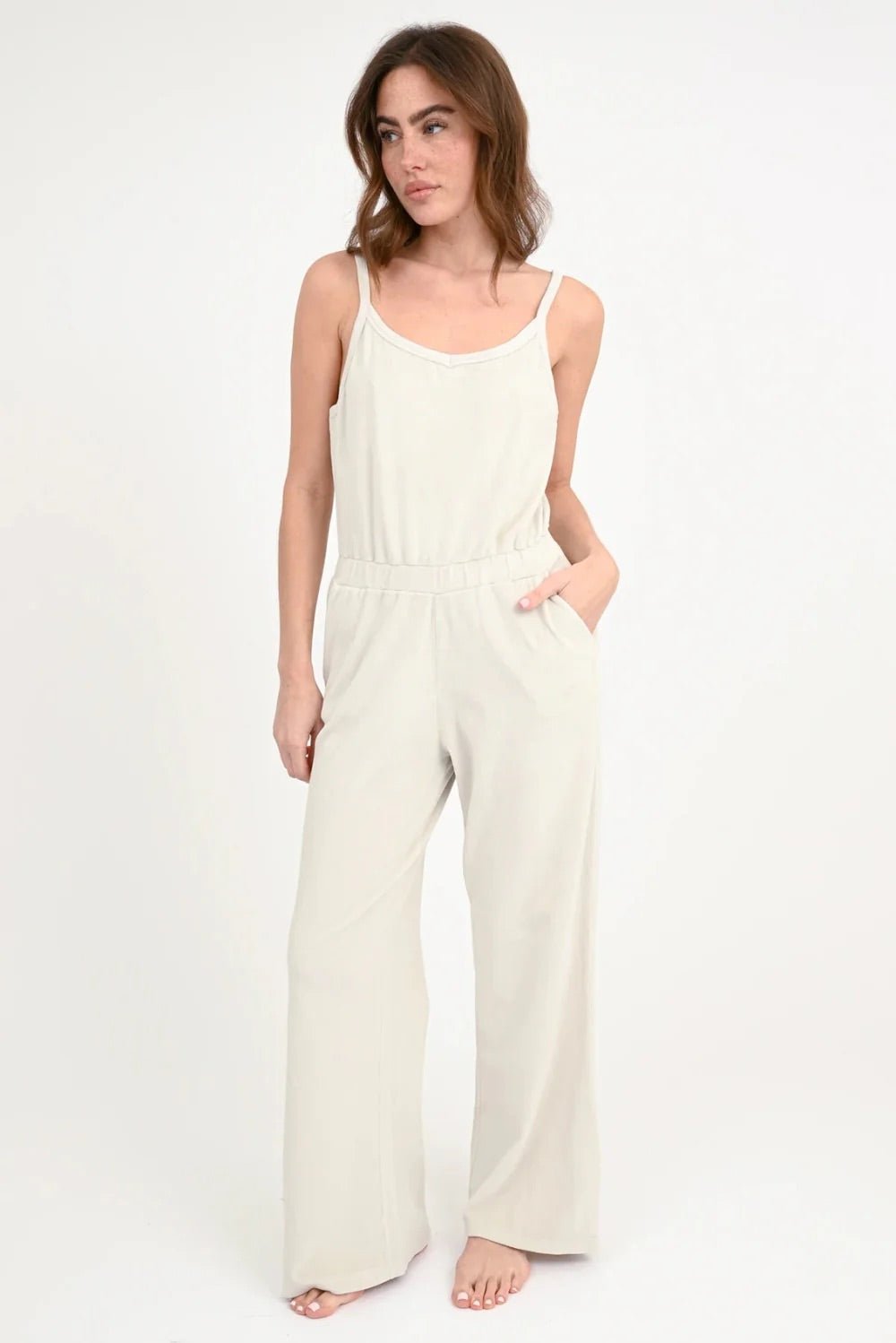 Jumpsuit "Rye" stone - Dein Lieblingsladen Concept