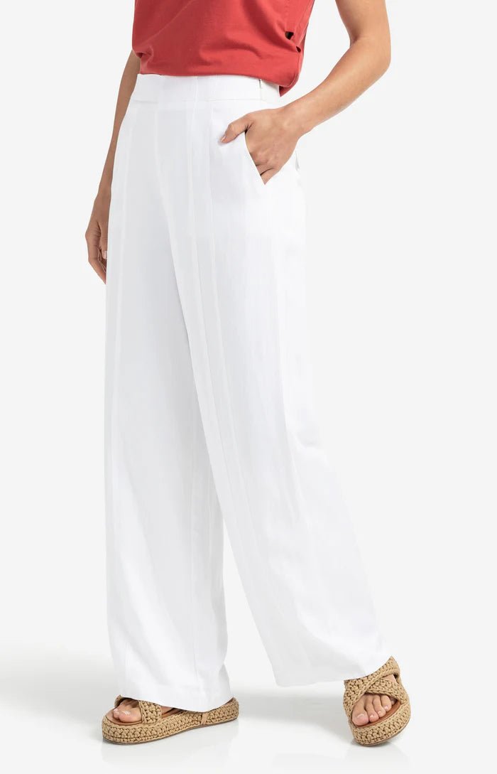 Gewebte Hose mit hohem Bund - Dein Lieblingsladen Concept