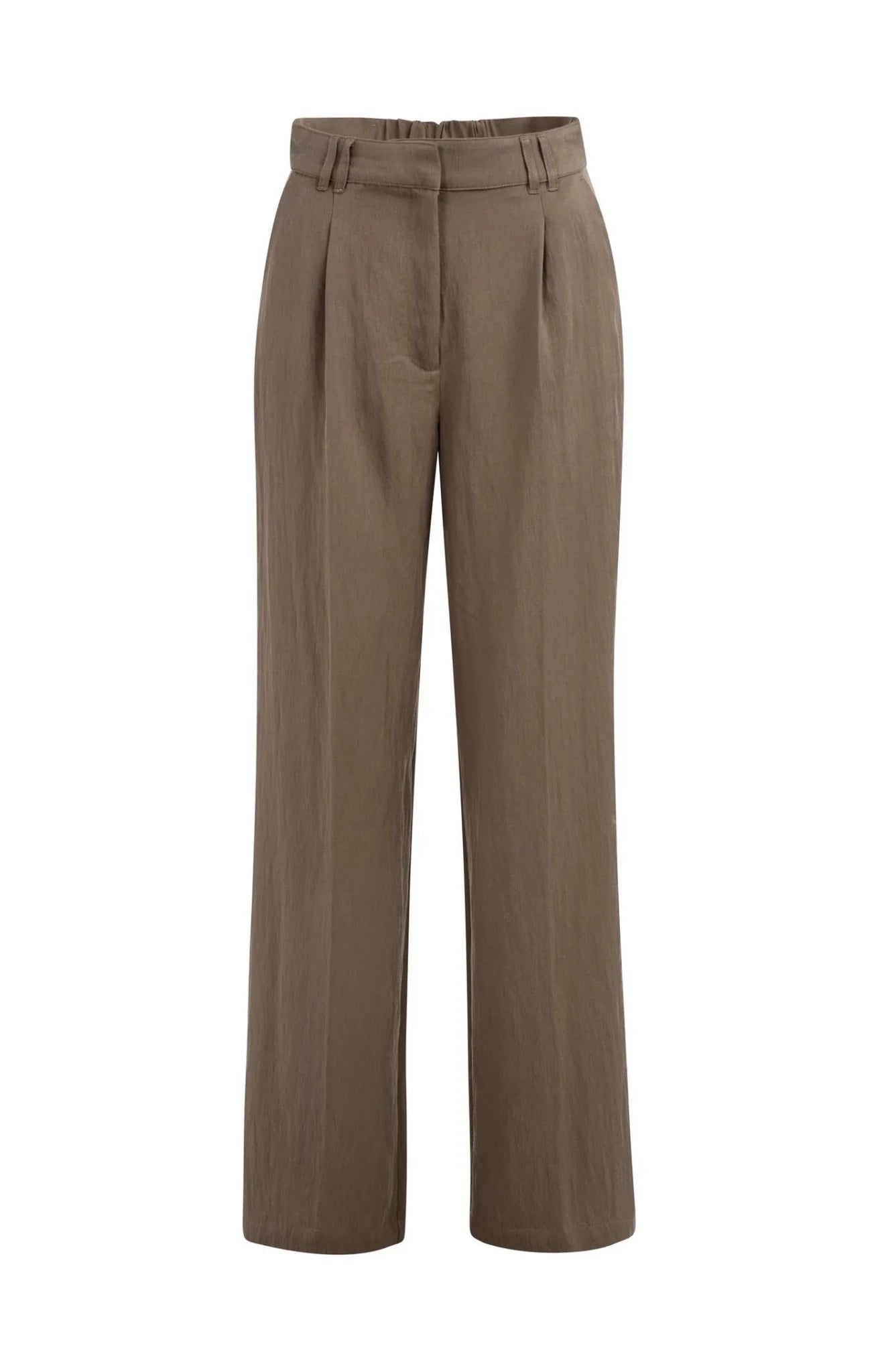 Bundfaltenhose aus Webstoff mit weitem Bein - Dein Lieblingsladen Concept