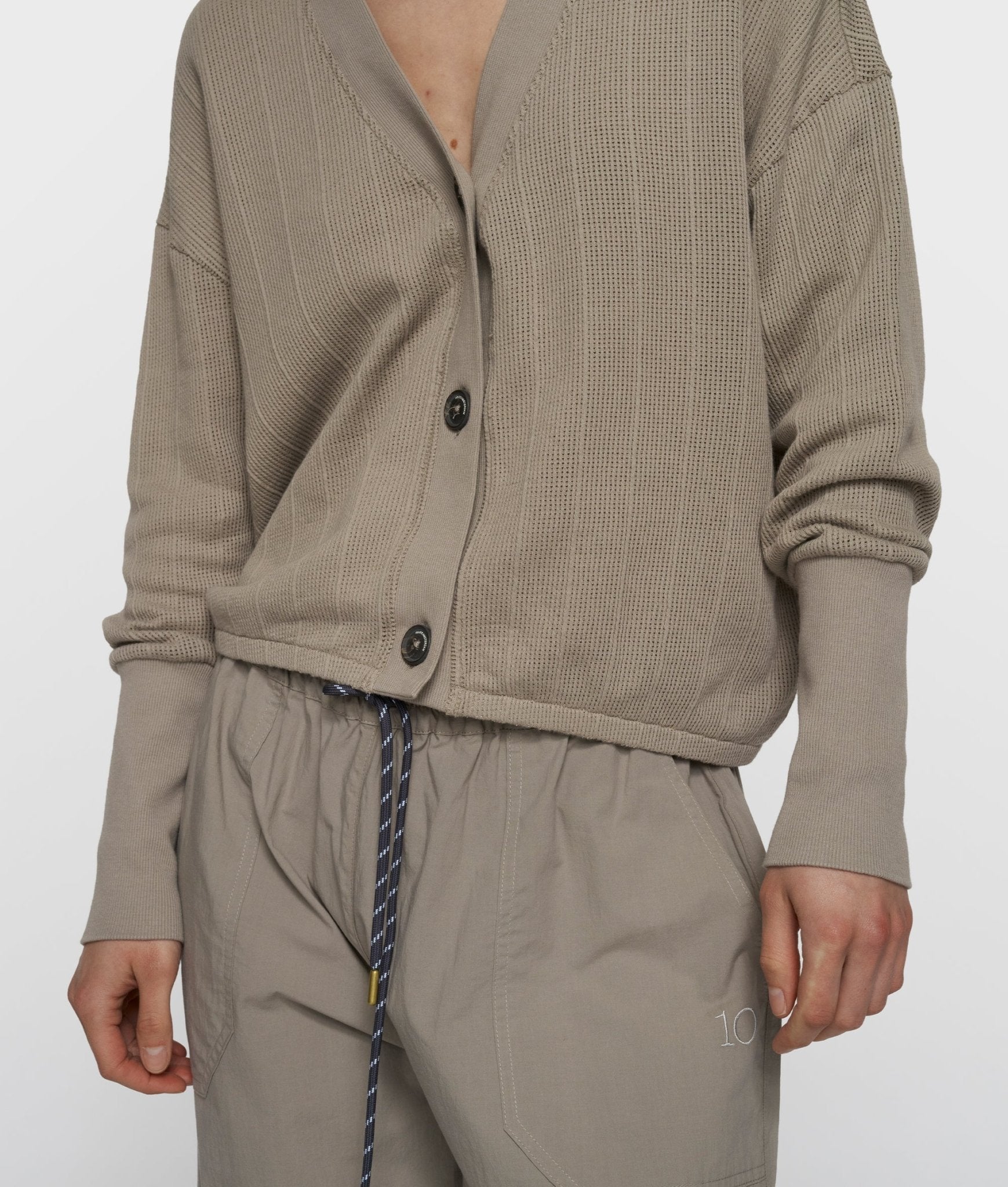 V-Neck Mesh Cardigan - Dein Lieblingsladen Concept