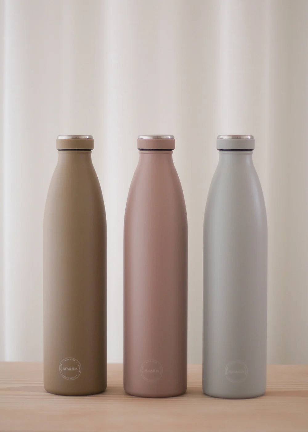 Trinkflasche 1000ml-light grey