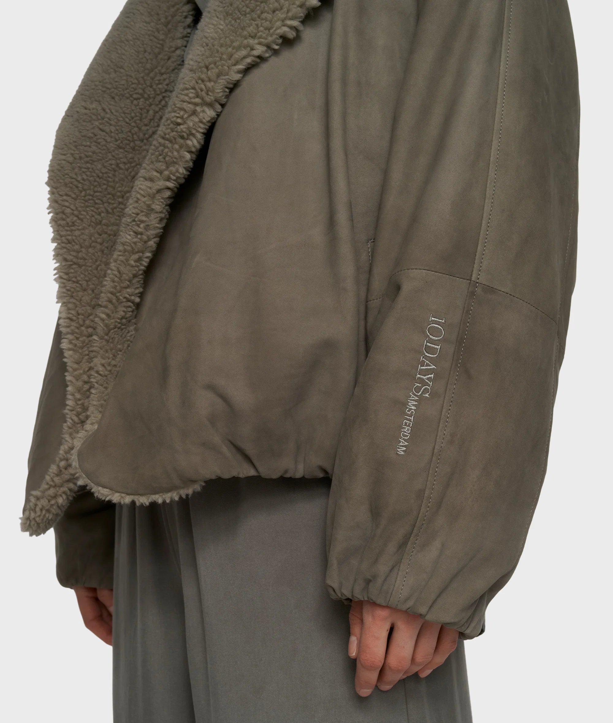 Suede Jacket dark fog