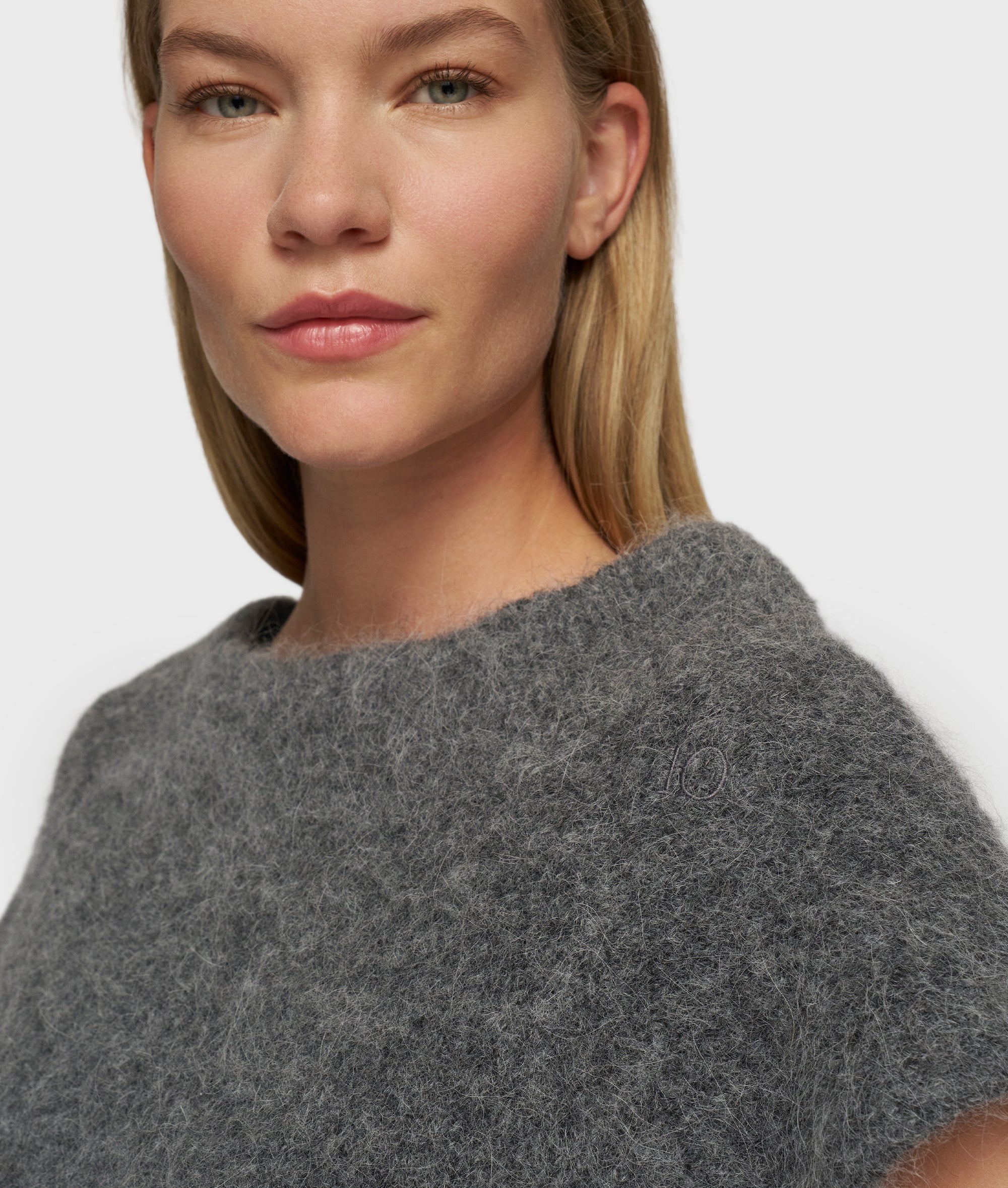 Ballon Hairy Knit Top