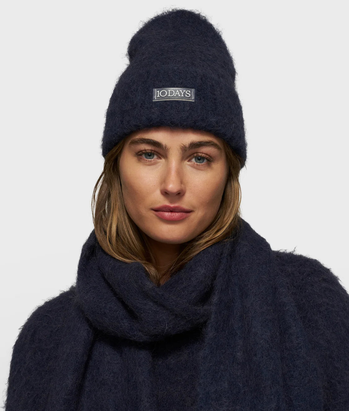Soft Hairy Knit Beanie
