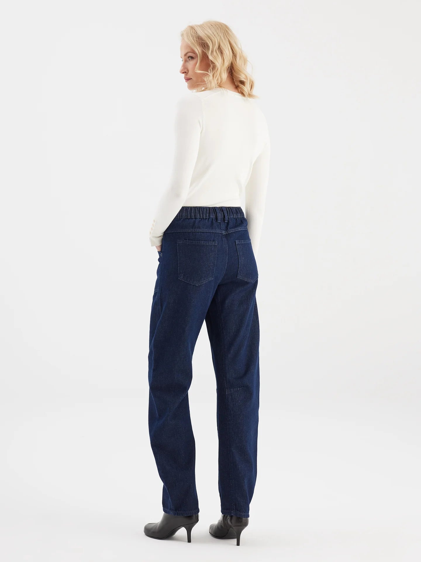 Mid Waist Jeans "Selena" raw