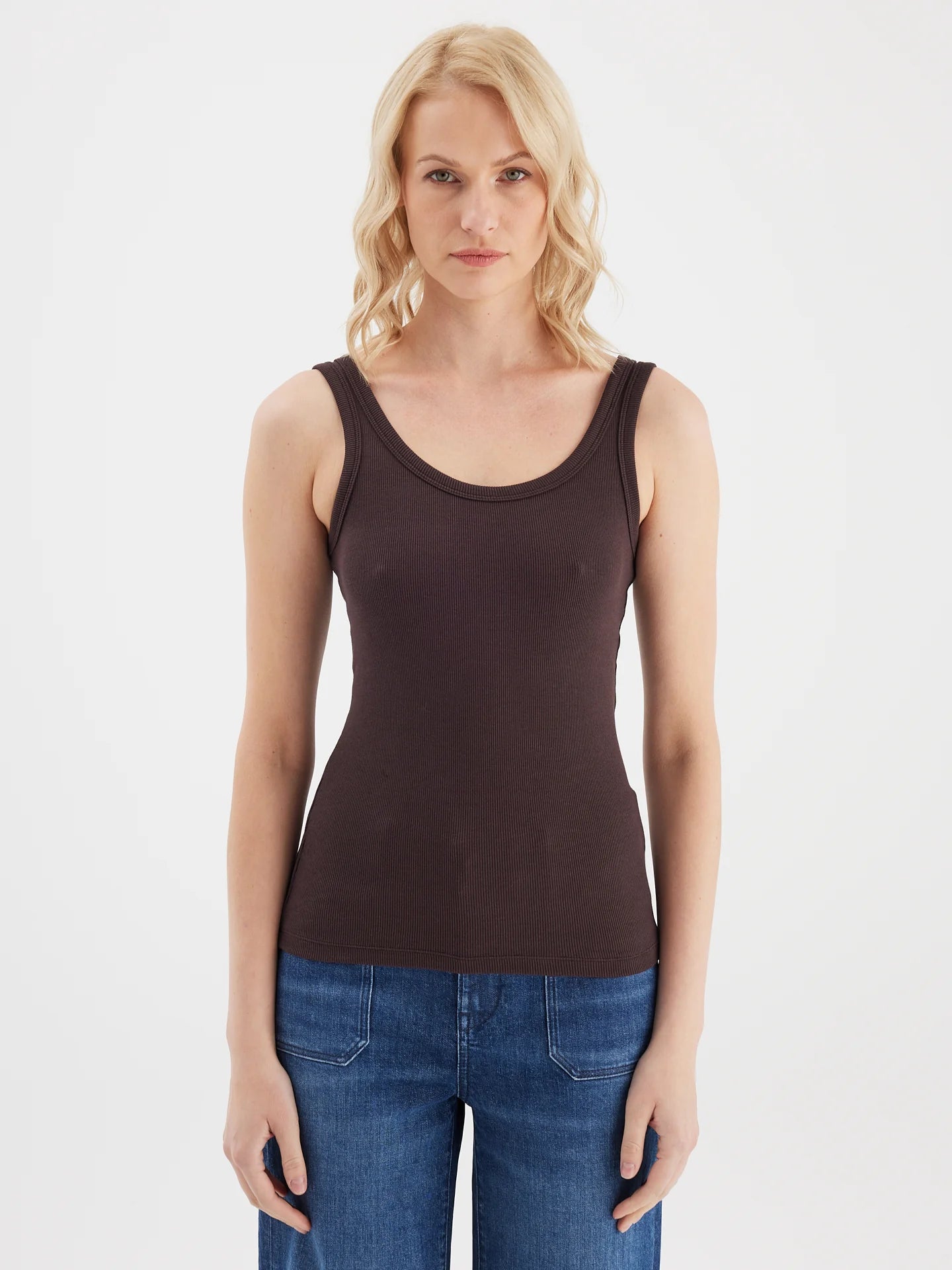 Tanktop „Olivia“ Chocolate Plum