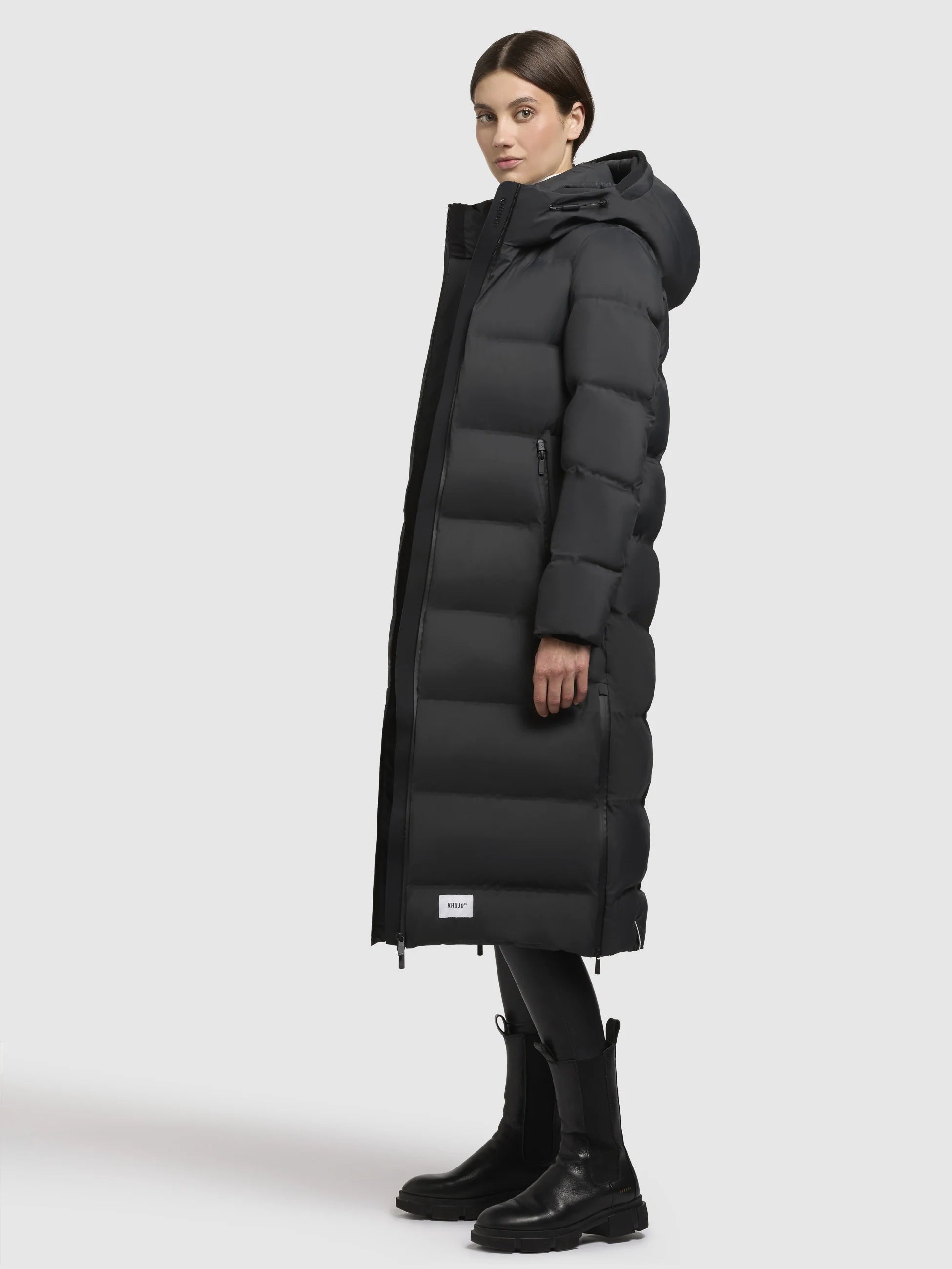 Steppmantel "Larea3" grey