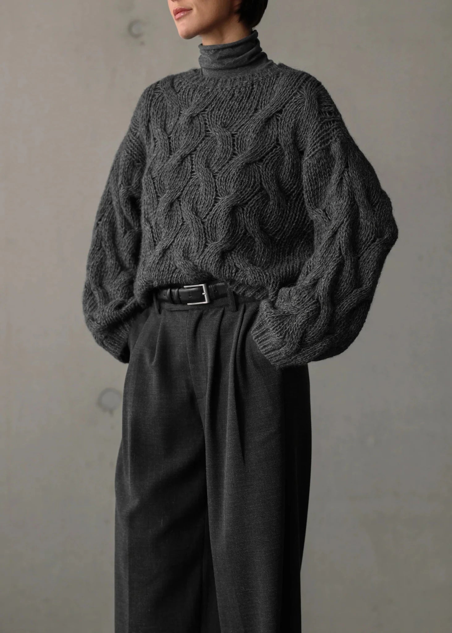 Pullover "Kae`CL" - dark grey - Dein Lieblingsladen Concept
