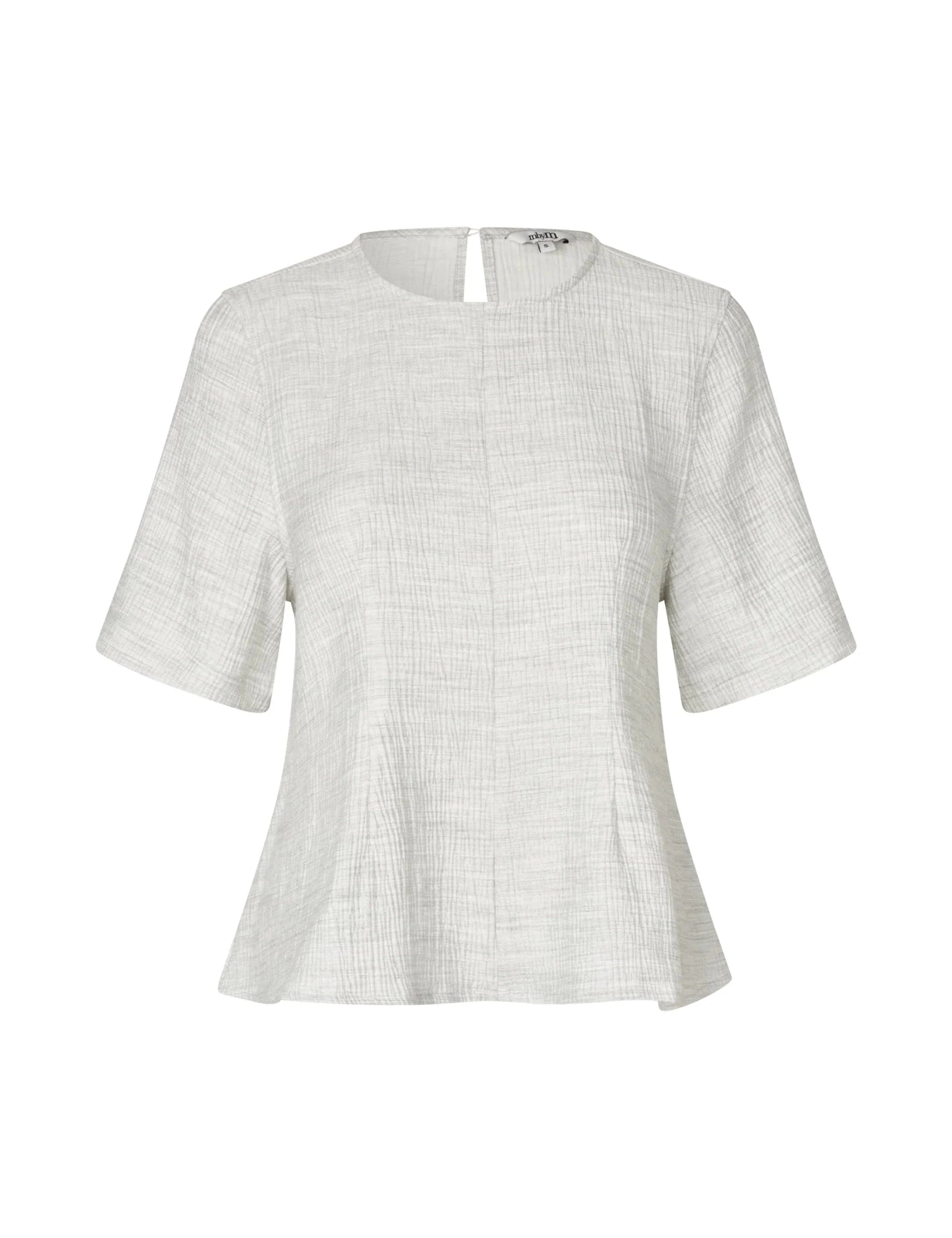 Bluse "Kaely - M" grey snow melange - Dein Lieblingsladen Concept