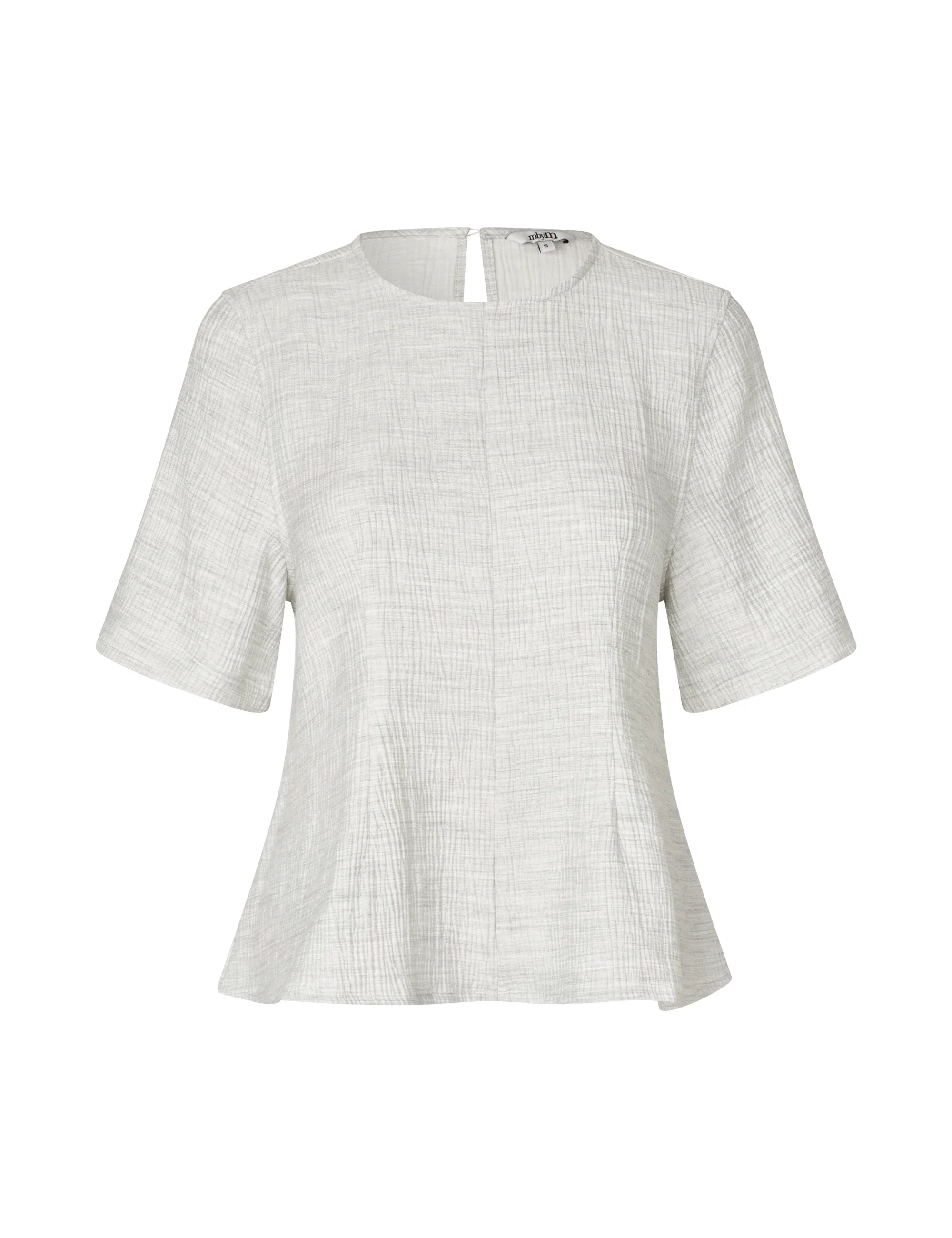 Bluse "Kaely-M" grey snow melange