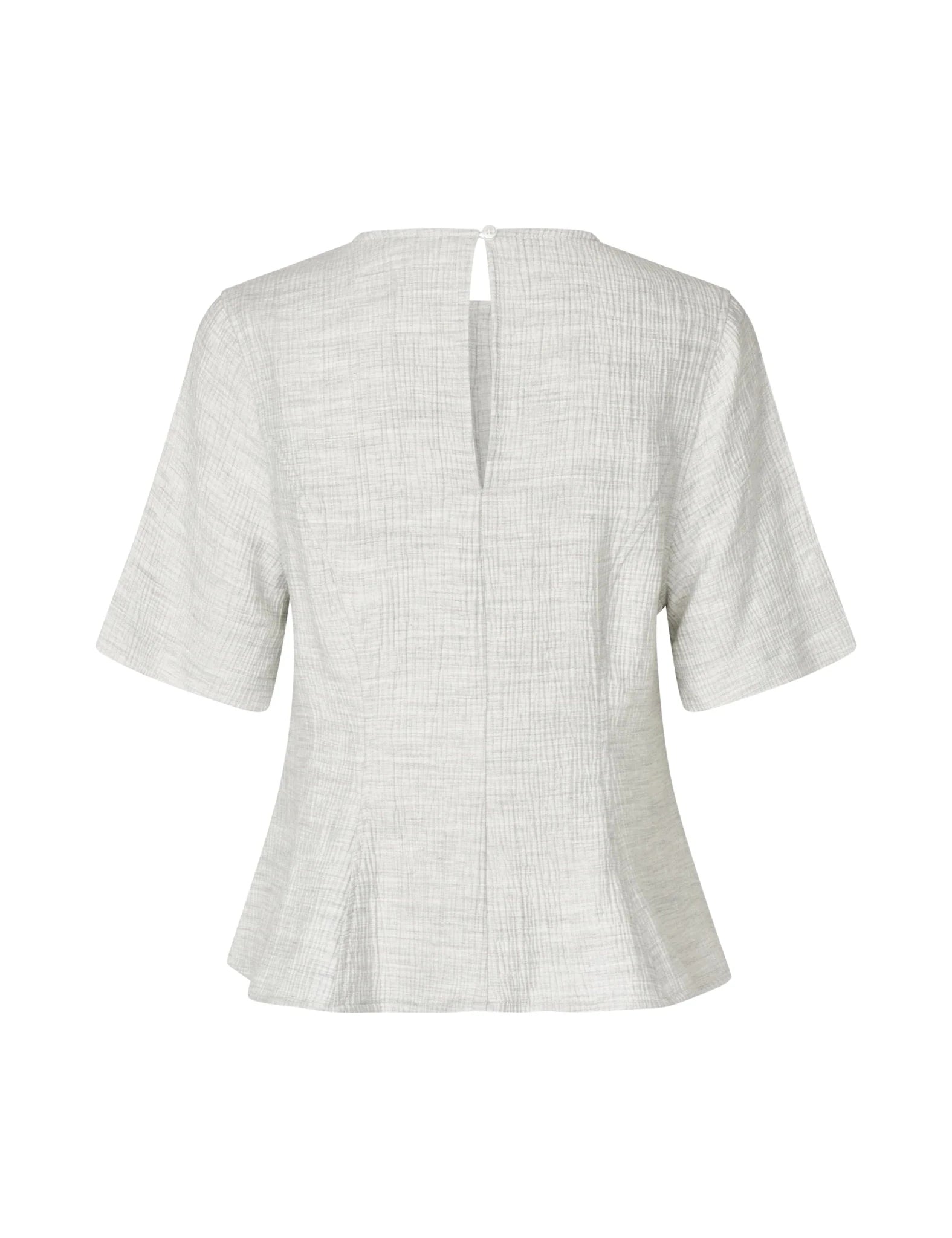 Bluse "Kaely - M" grey snow melange - Dein Lieblingsladen Concept