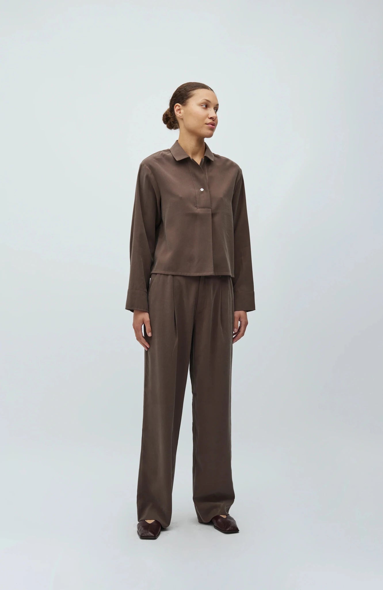 Hemd "Elio - M" Chocolate Brown - Dein Lieblingsladen Concept