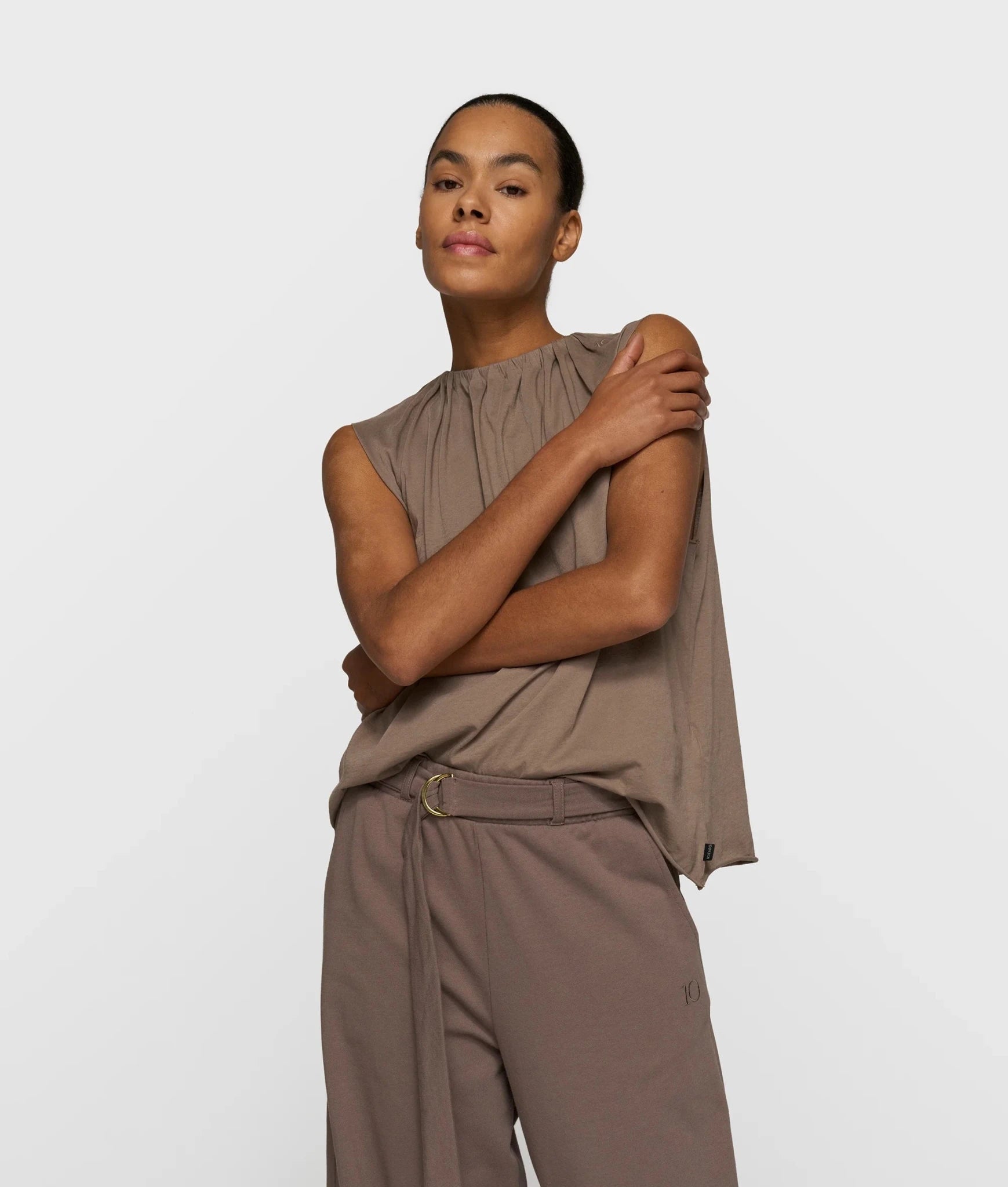 Pleated Top Jersey Moonrock - Dein Lieblingsladen Concept