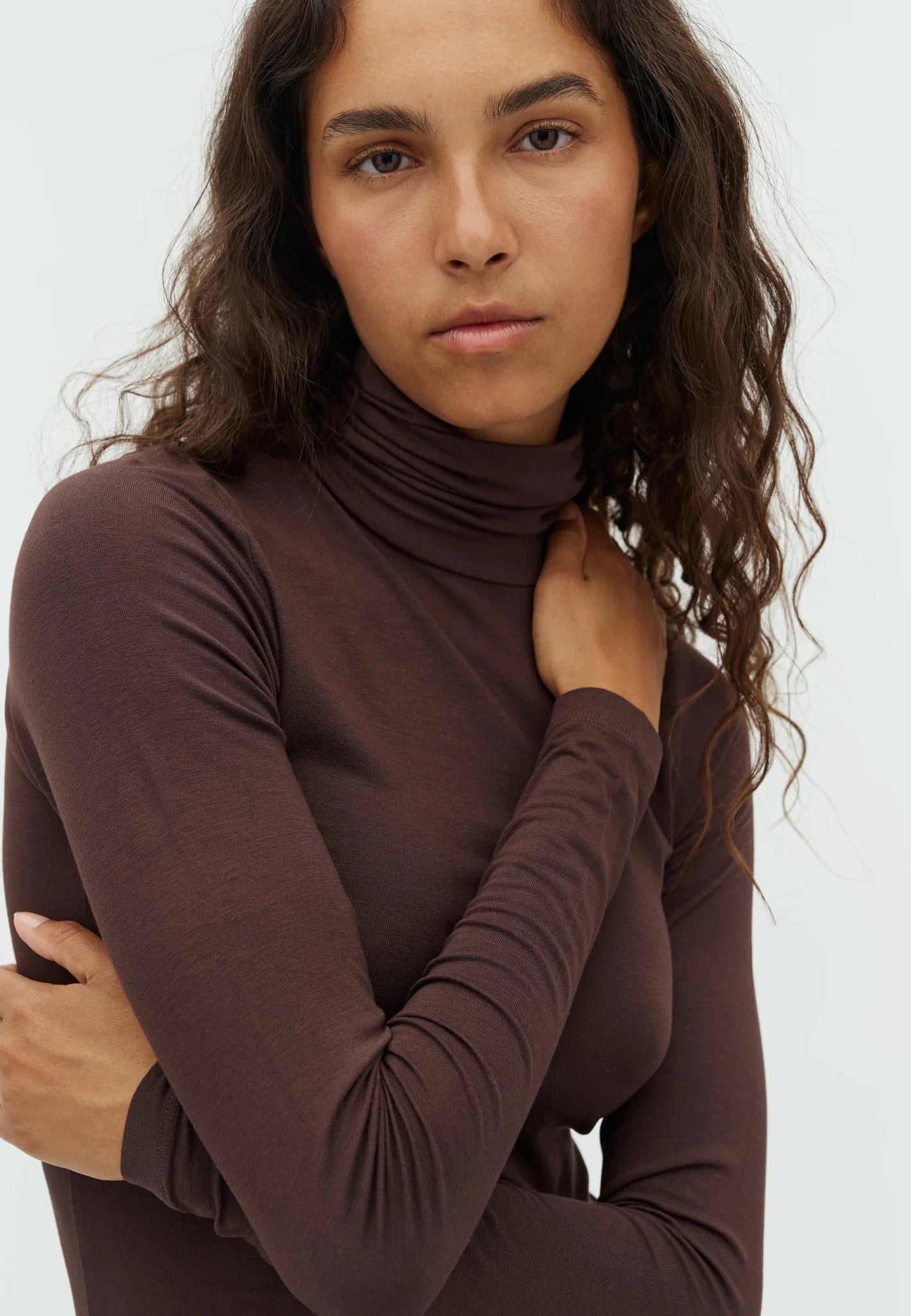 Basic Longsleeve "Ina" java - Dein Lieblingsladen Concept