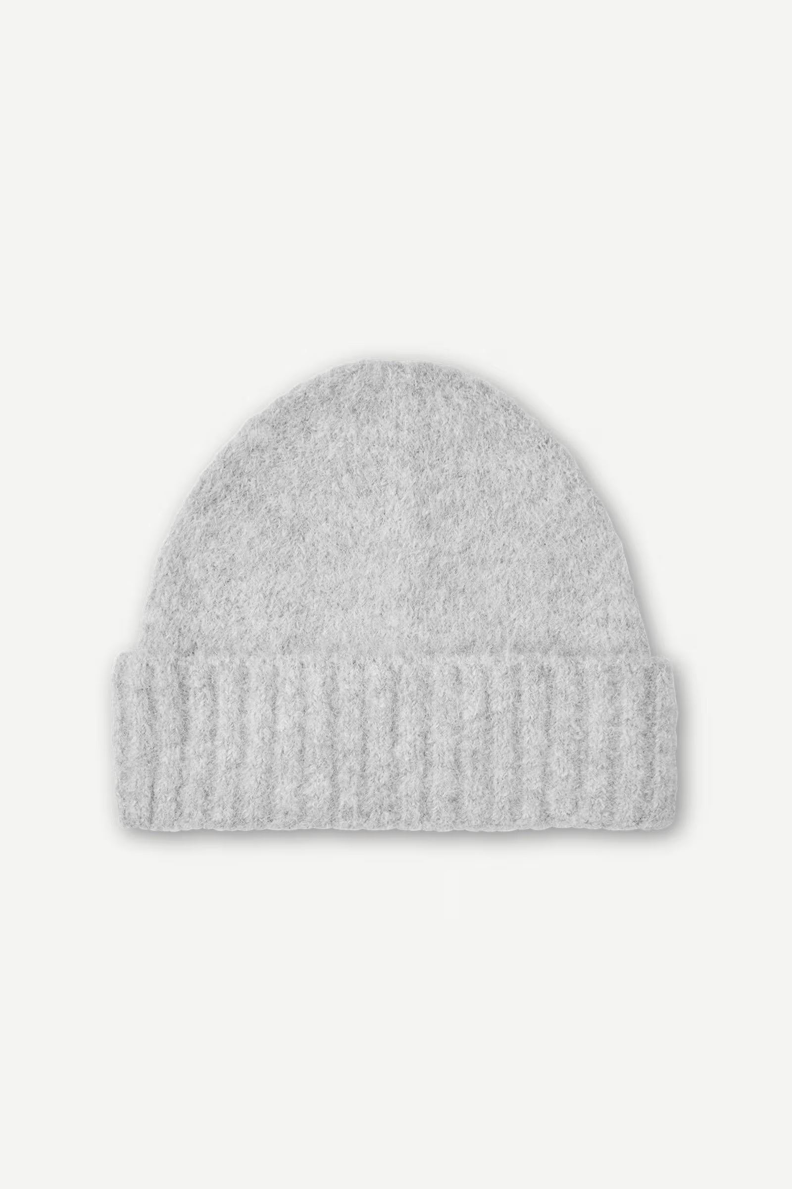 Beanie "Sajeanne" light grey melee