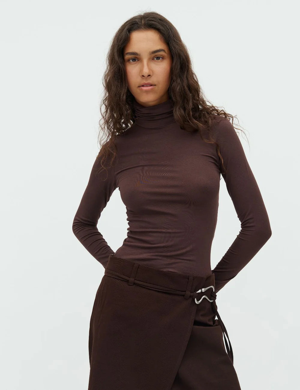 Basic Longsleeve "Ina" java