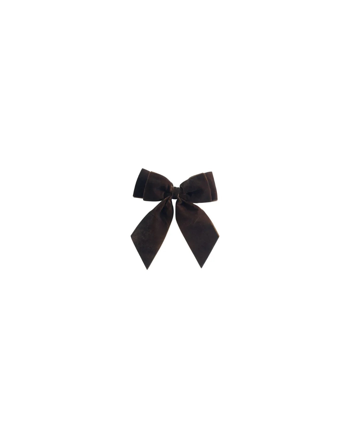 Samt-Christmas Bow "Velvet-S Mocca"