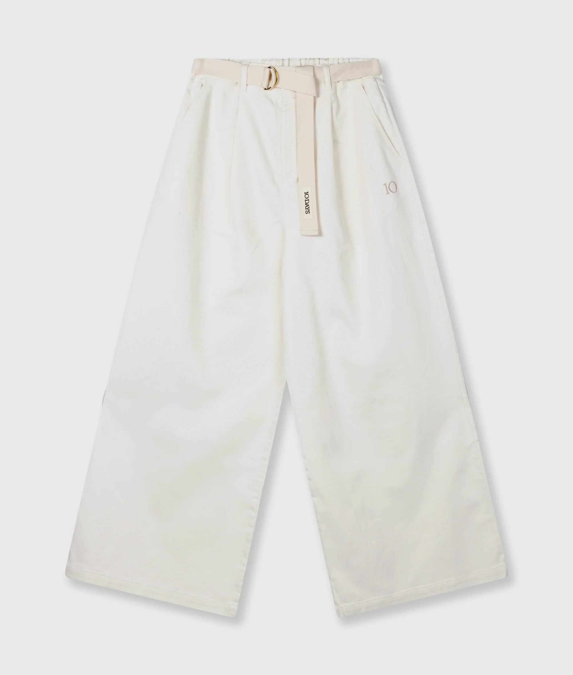 Wide Pants Jog Twill