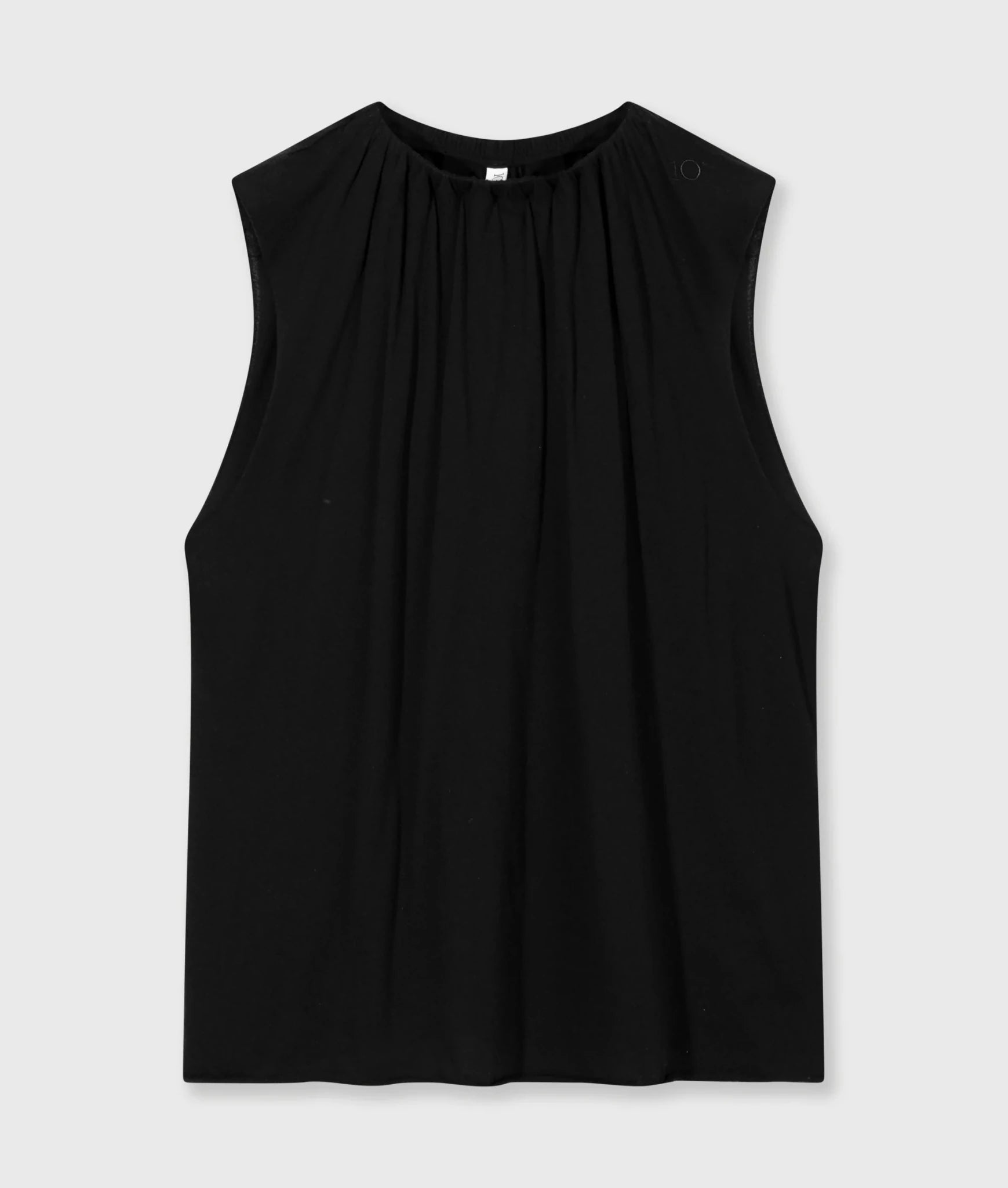 Pleated Top Jersey Black - Dein Lieblingsladen Concept