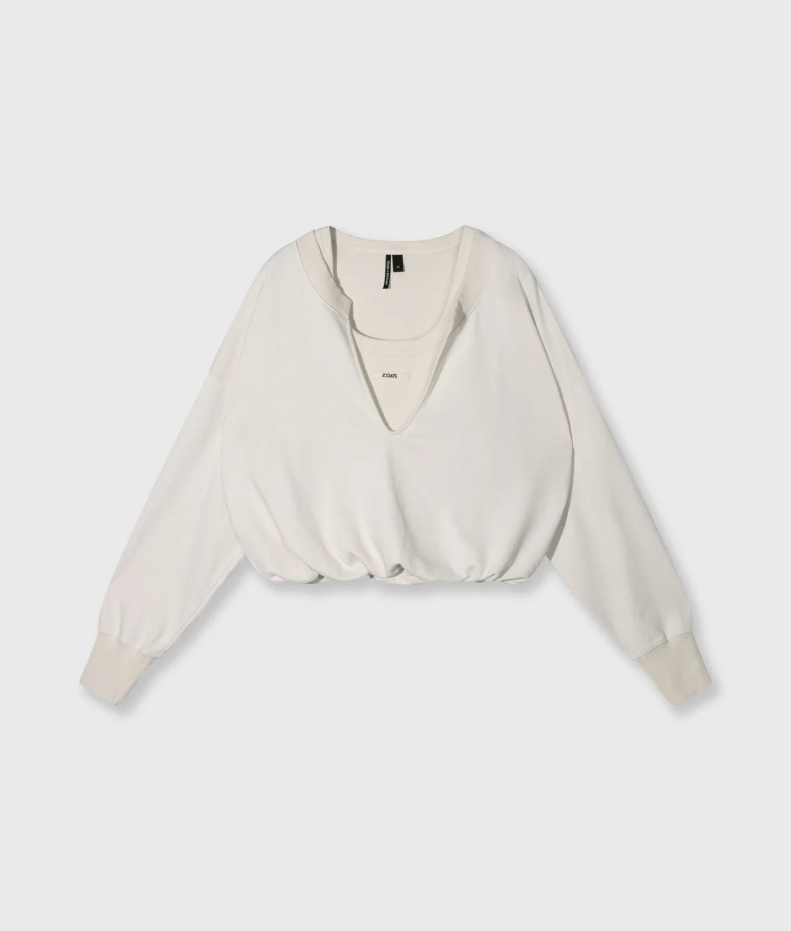 V-Neck Double Sweater