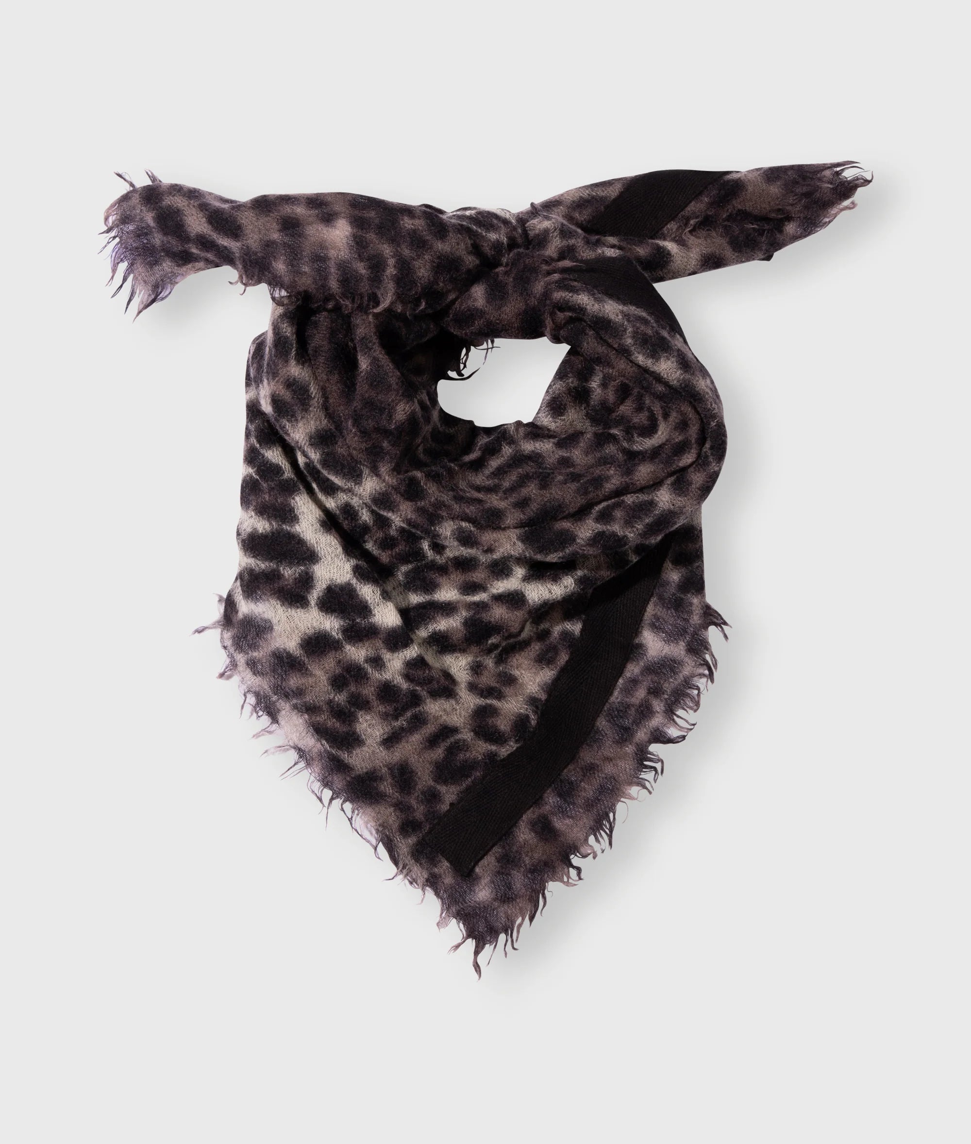 Wool Bandana Leopard