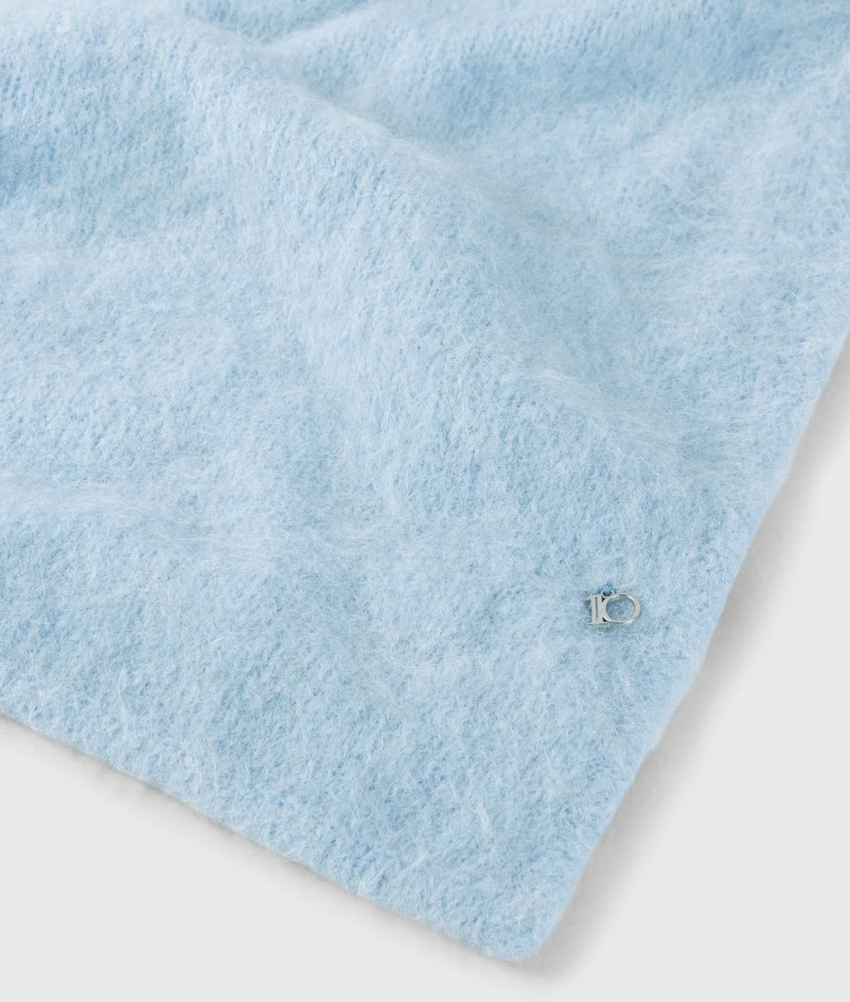 Hairy Knit Bandana Angel Blue