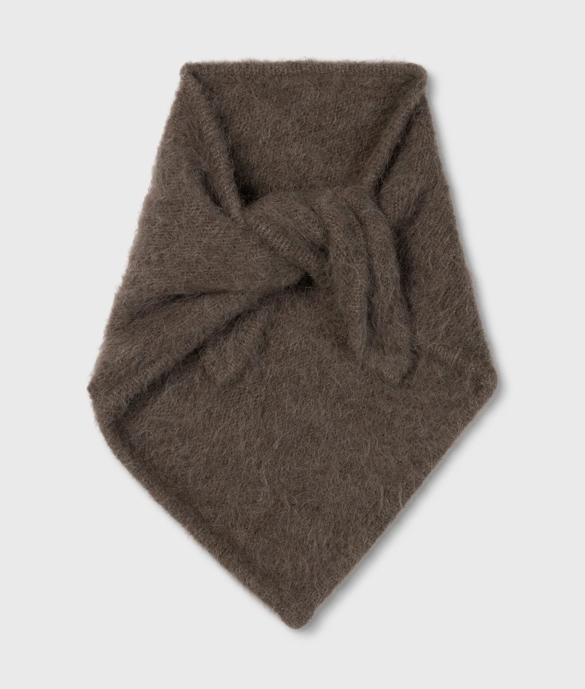 Hairy Knit Bandana Portobello
