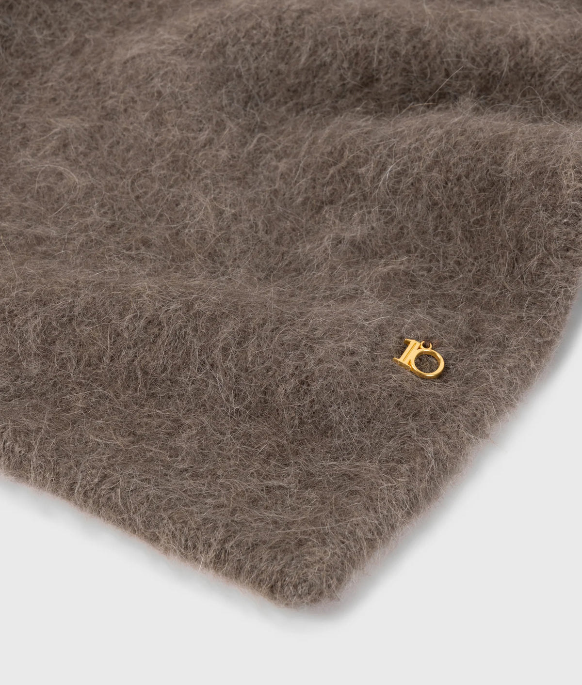 Hairy Knit Bandana Portobello