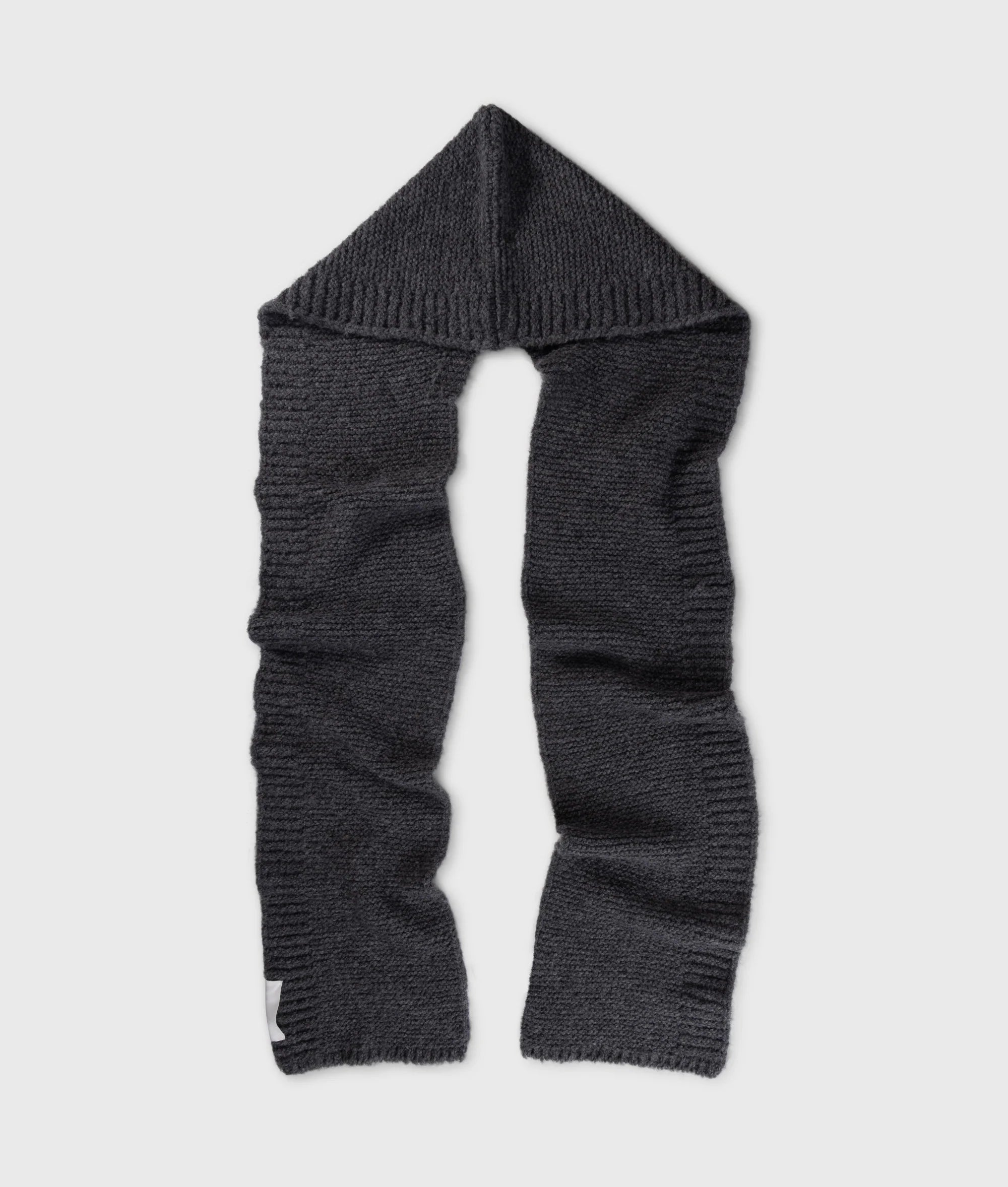 Hooded Knit Scarf antra melee