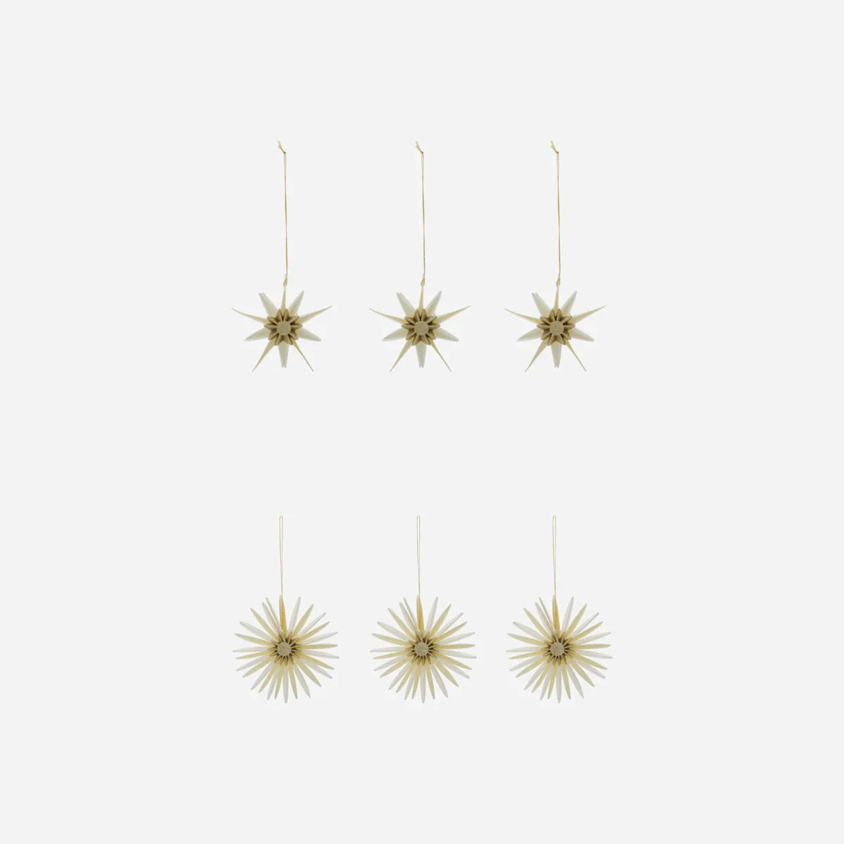 Christmas Ornaments "HDStari"-offwhite/champagne