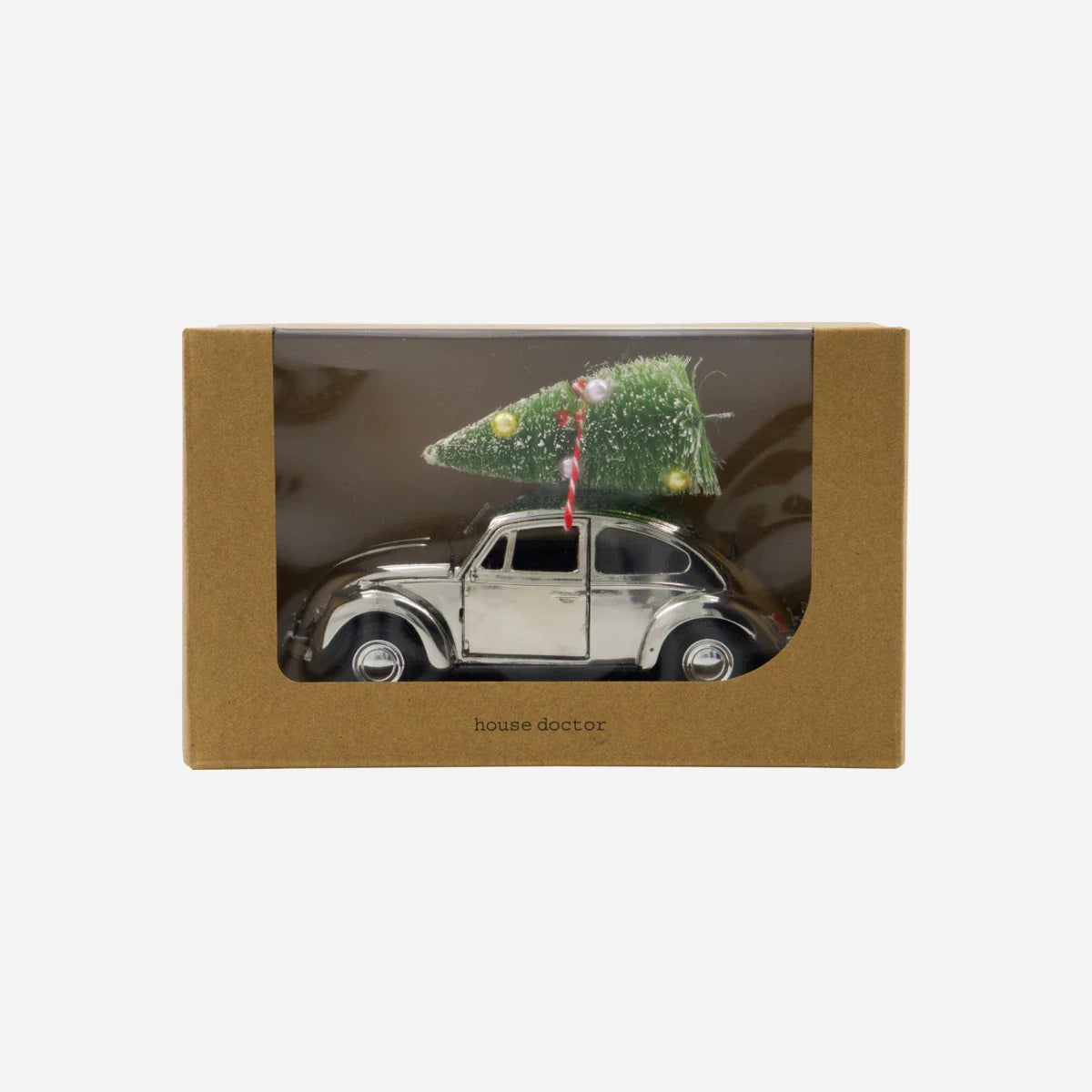 Decoration "HDXMas Car"-silver