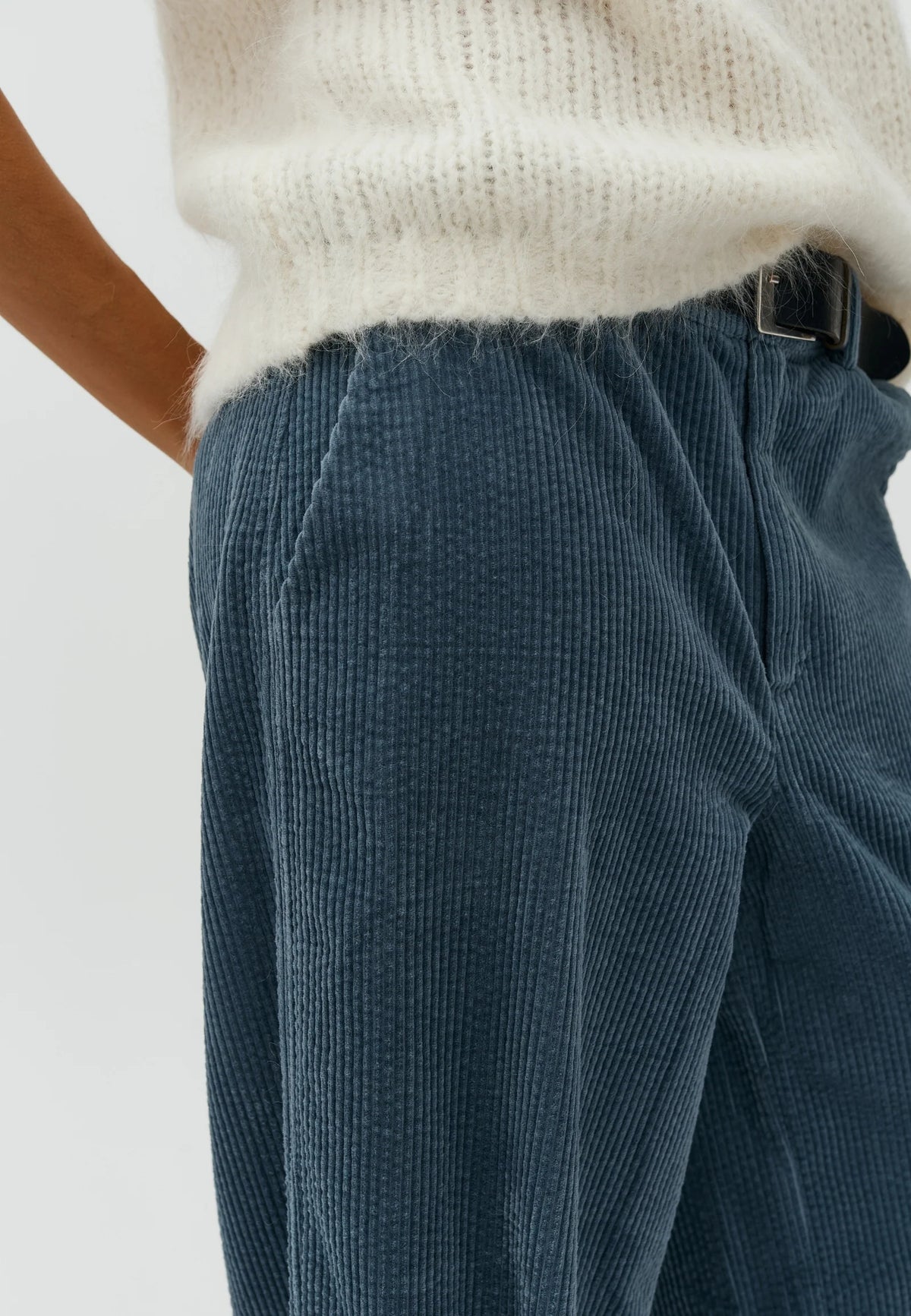 Cordhose "Silir-M" blue mirage